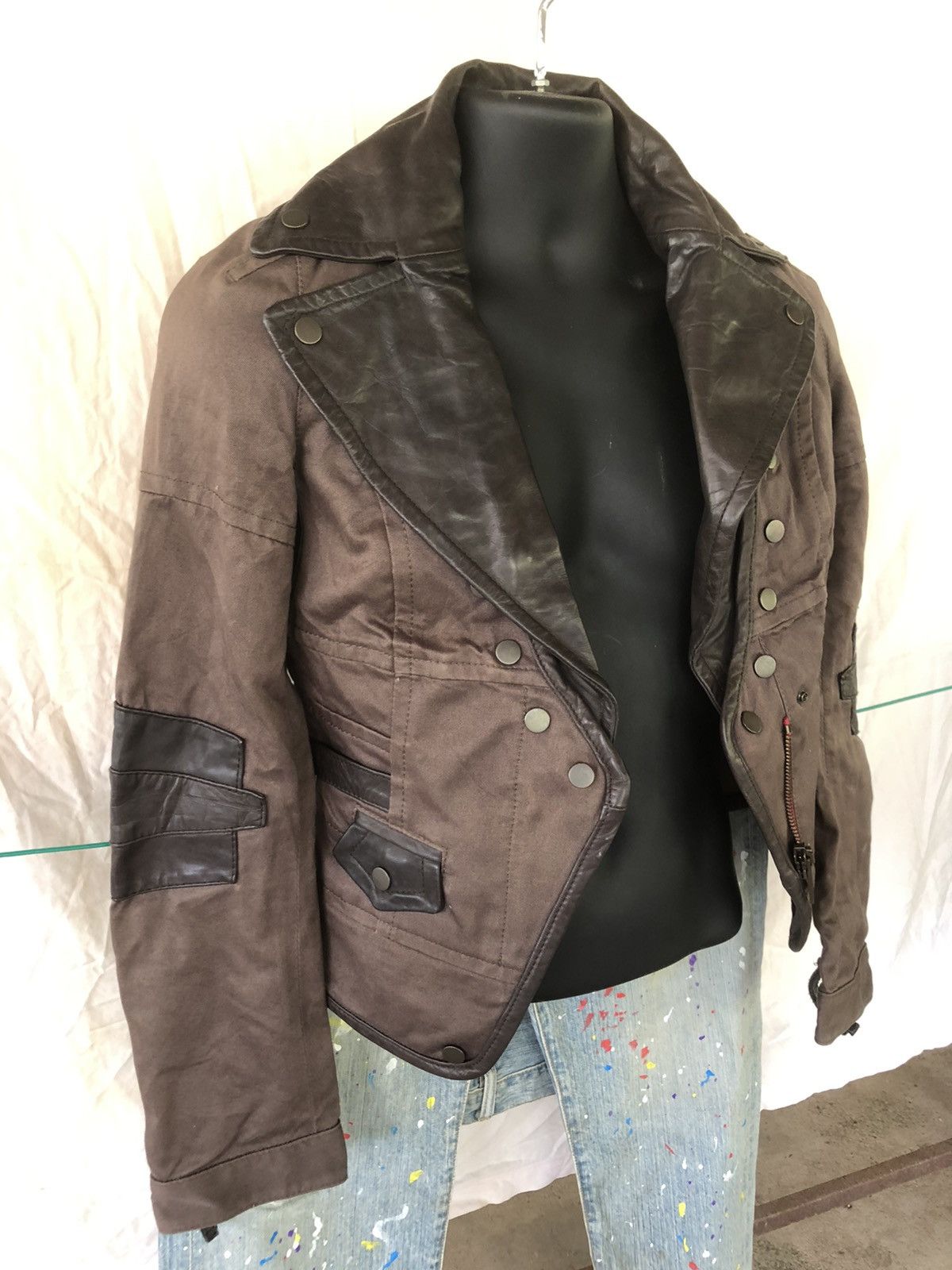 Dsquared2 💥Stunning CrOpped BIKERS Leather Jacket by Dsquared2 Size XS Size US XS / EU 42 / 0 - 5 Thumbnail