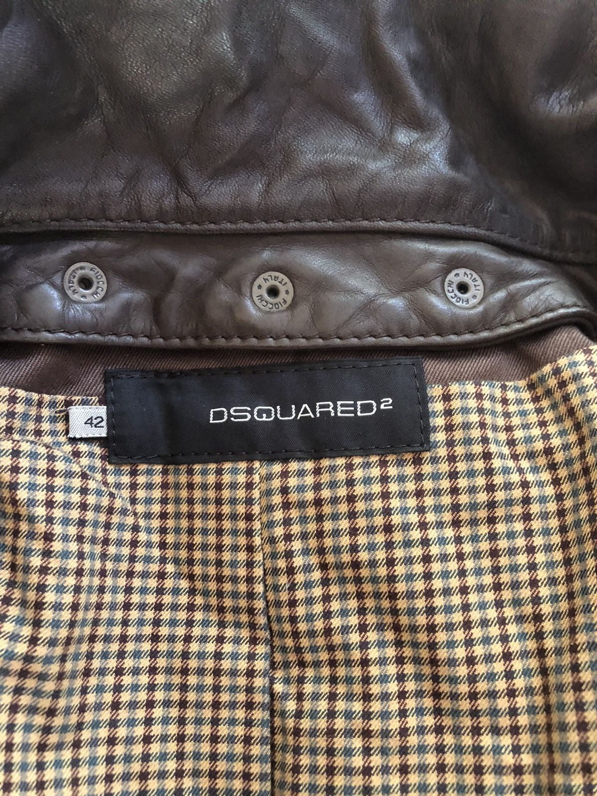 Dsquared2 💥Stunning CrOpped BIKERS Leather Jacket by Dsquared2 Size XS Size US XS / EU 42 / 0 - 7 Thumbnail