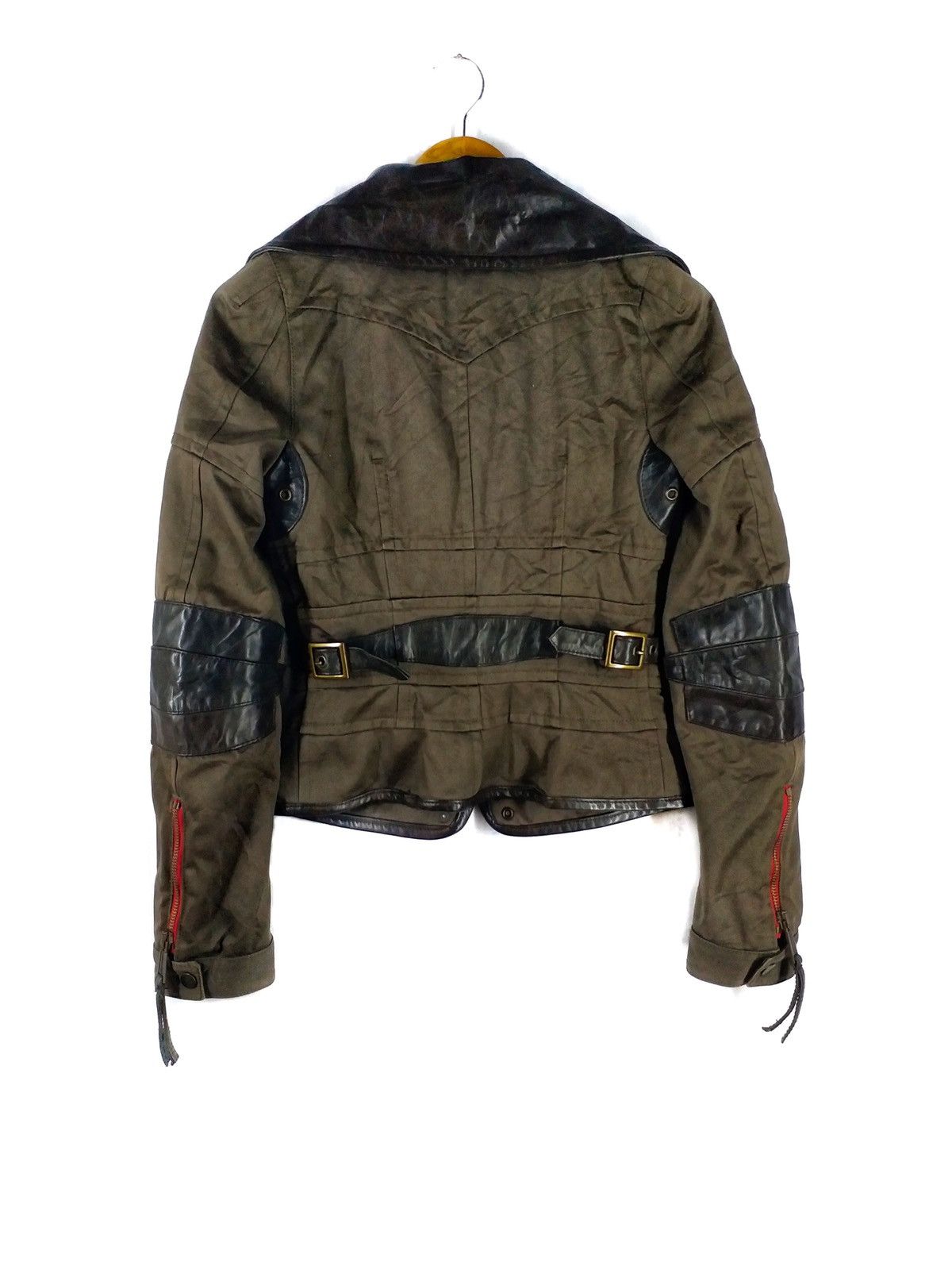 Dsquared2 💥Stunning CrOpped BIKERS Leather Jacket by Dsquared2 Size XS Size US XS / EU 42 / 0 - 2 Thumbnail