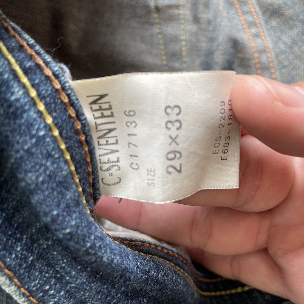 Japanese Brand × Jean Vintage C-Seventeen Jeans 29x32.5 C-Seventeen Denim Pants Size US 29 - 7 Thumbnail