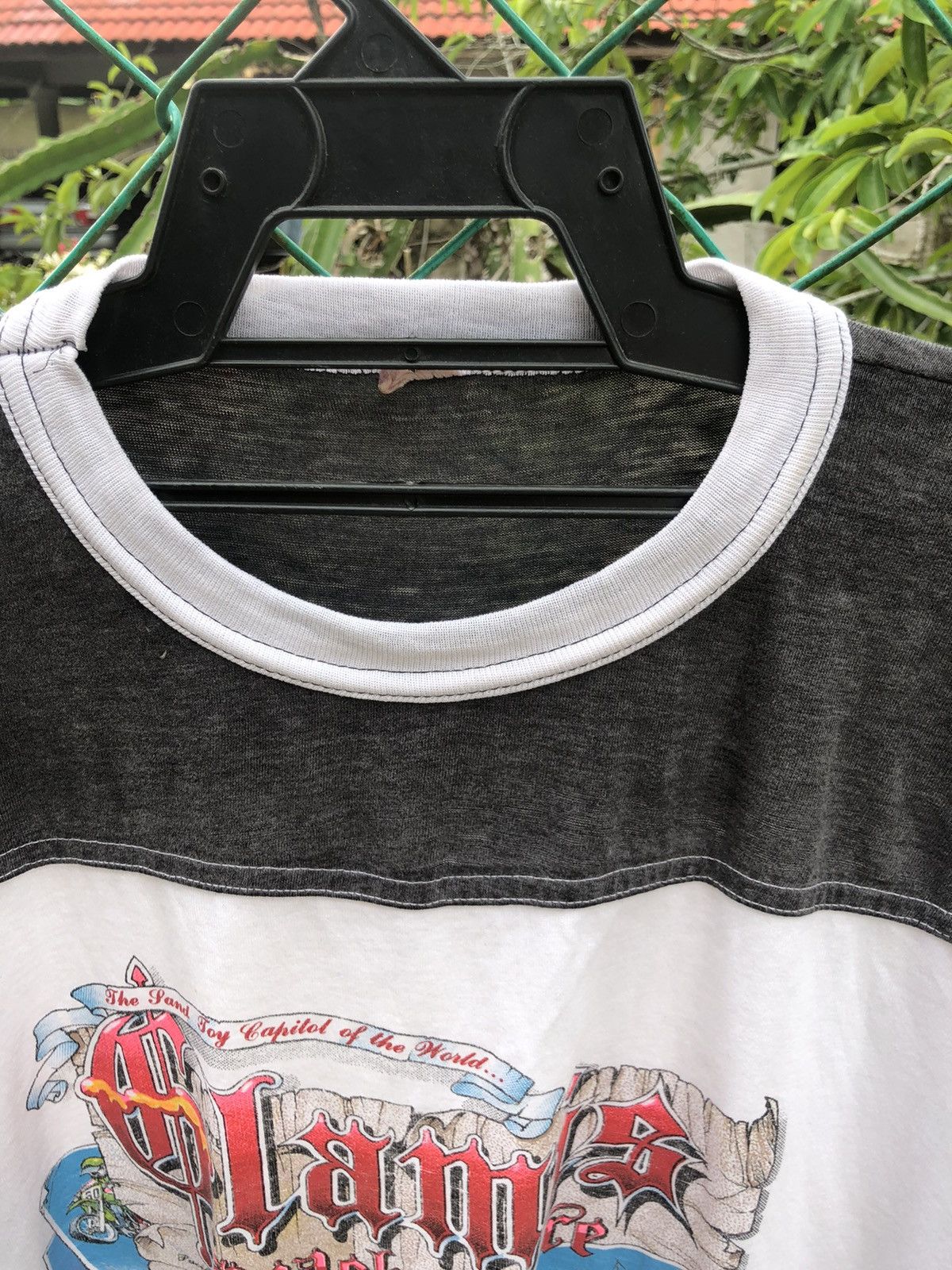 Vintage Vintage Raglan 80s 3q tee California casual sportswear Size US XL / EU 56 / 4 - 7 Thumbnail