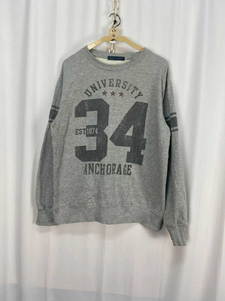 Japanese Brand University anchorage printed sweatshirt by balmy&awaking Size US M / EU 48-50 / 2 - 7 Thumbnail