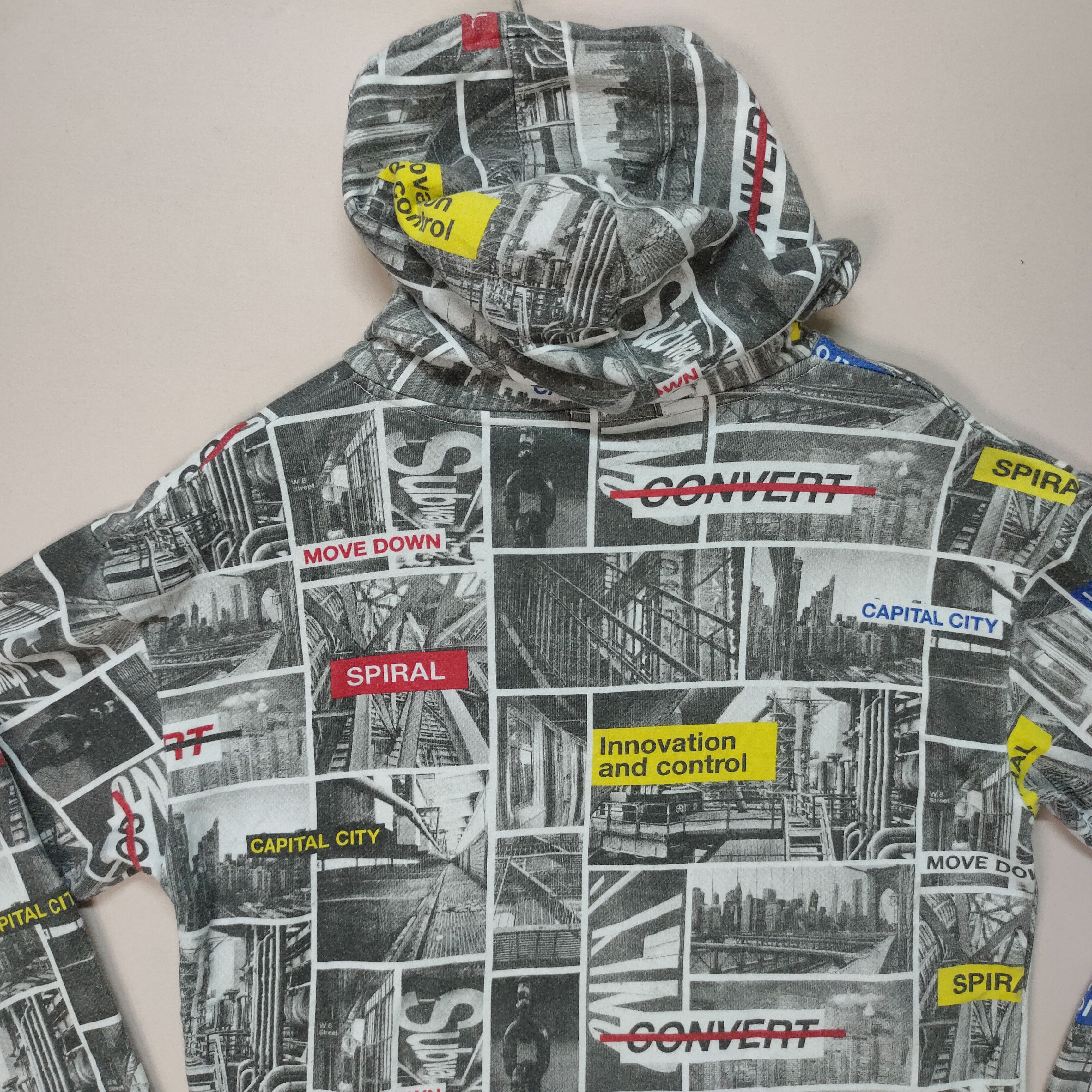 Japanese Brand Vintage Japanese Brand Browny Full Print Hoodie Sweatshirt Size US M / EU 48-50 / 2 - 7 Thumbnail