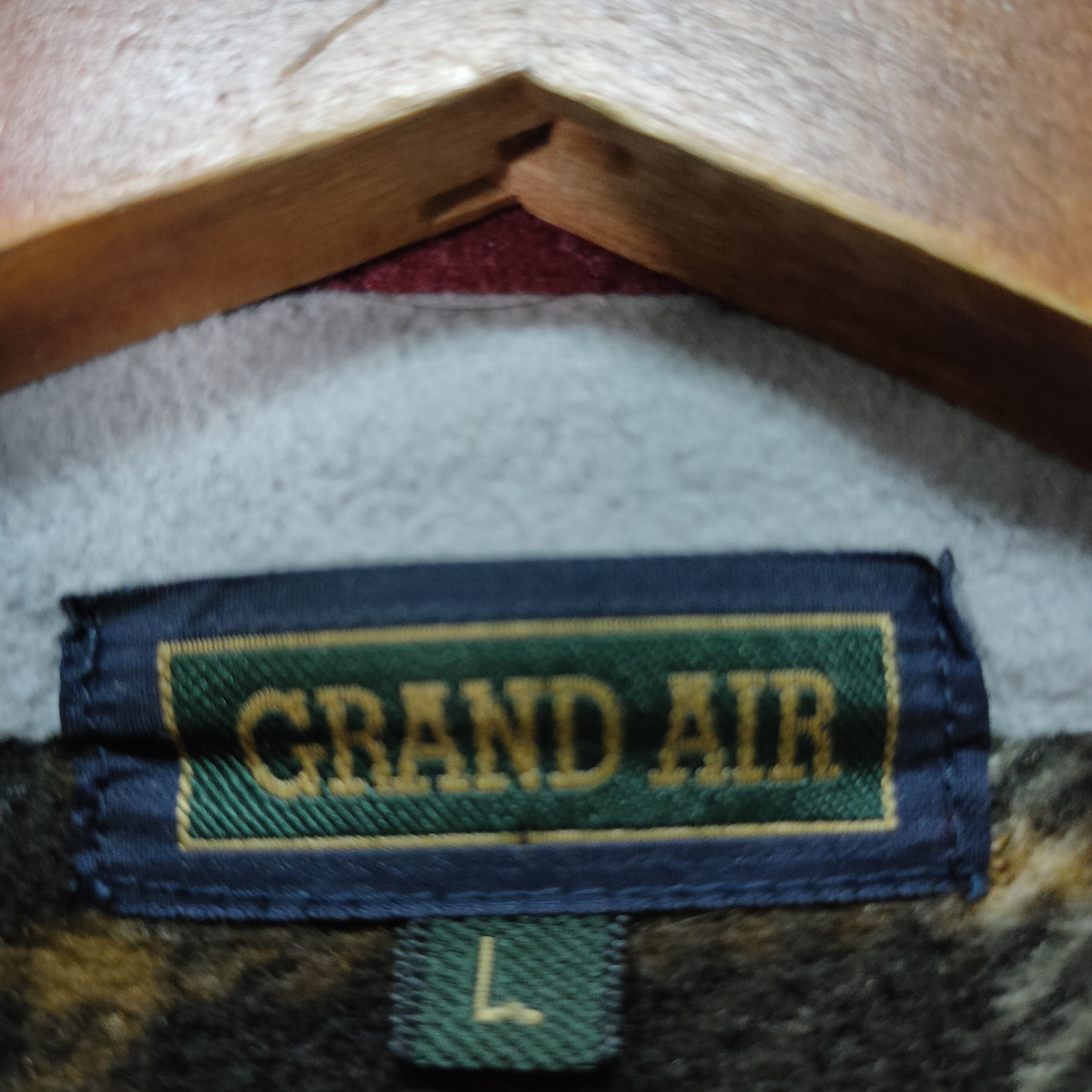 Japanese Brand Vintage Grand Air Checkred Inside Button Ups Shirt Size US L / EU 52-54 / 3 - 7 Thumbnail