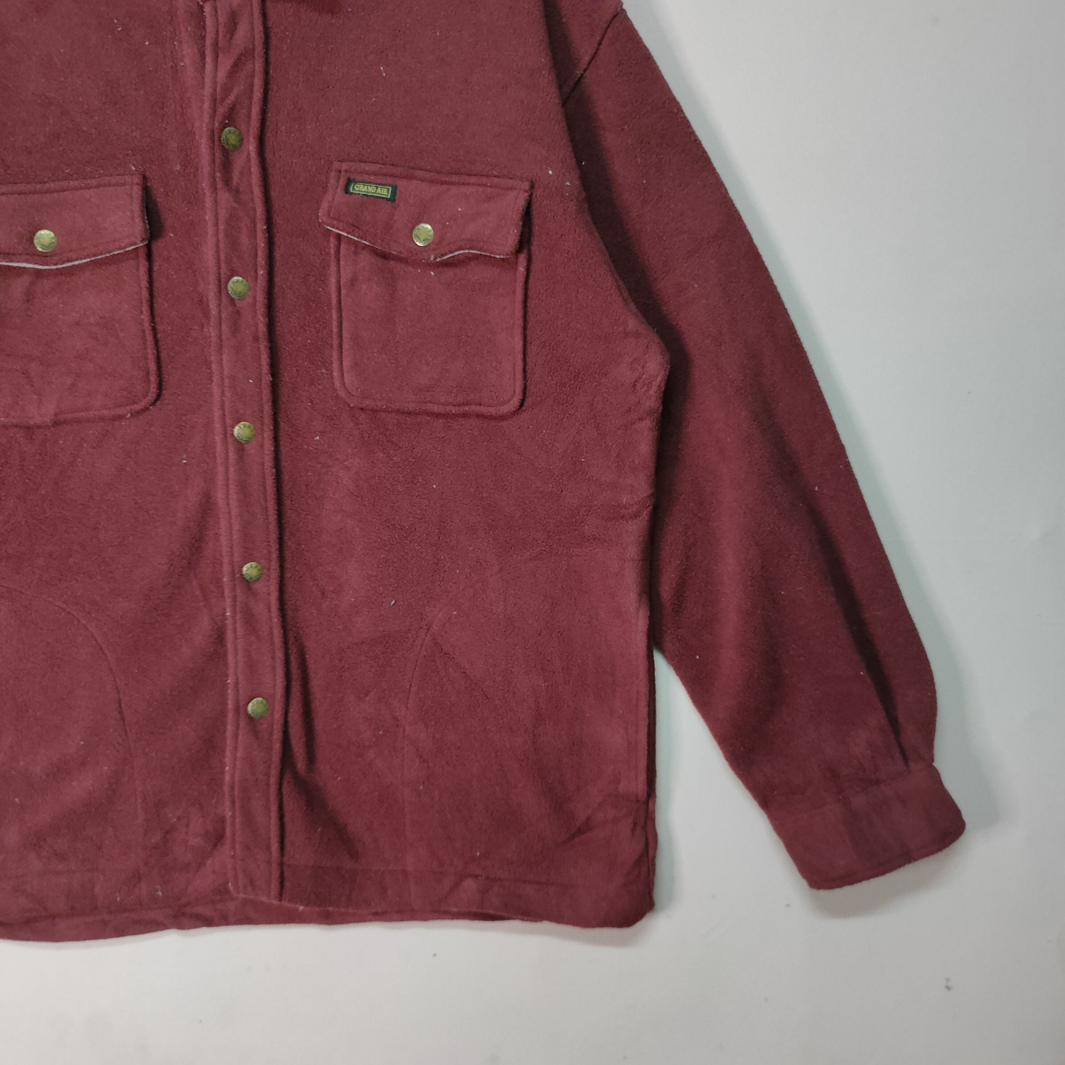 Japanese Brand Vintage Grand Air Checkred Inside Button Ups Shirt Size US L / EU 52-54 / 3 - 3 Thumbnail