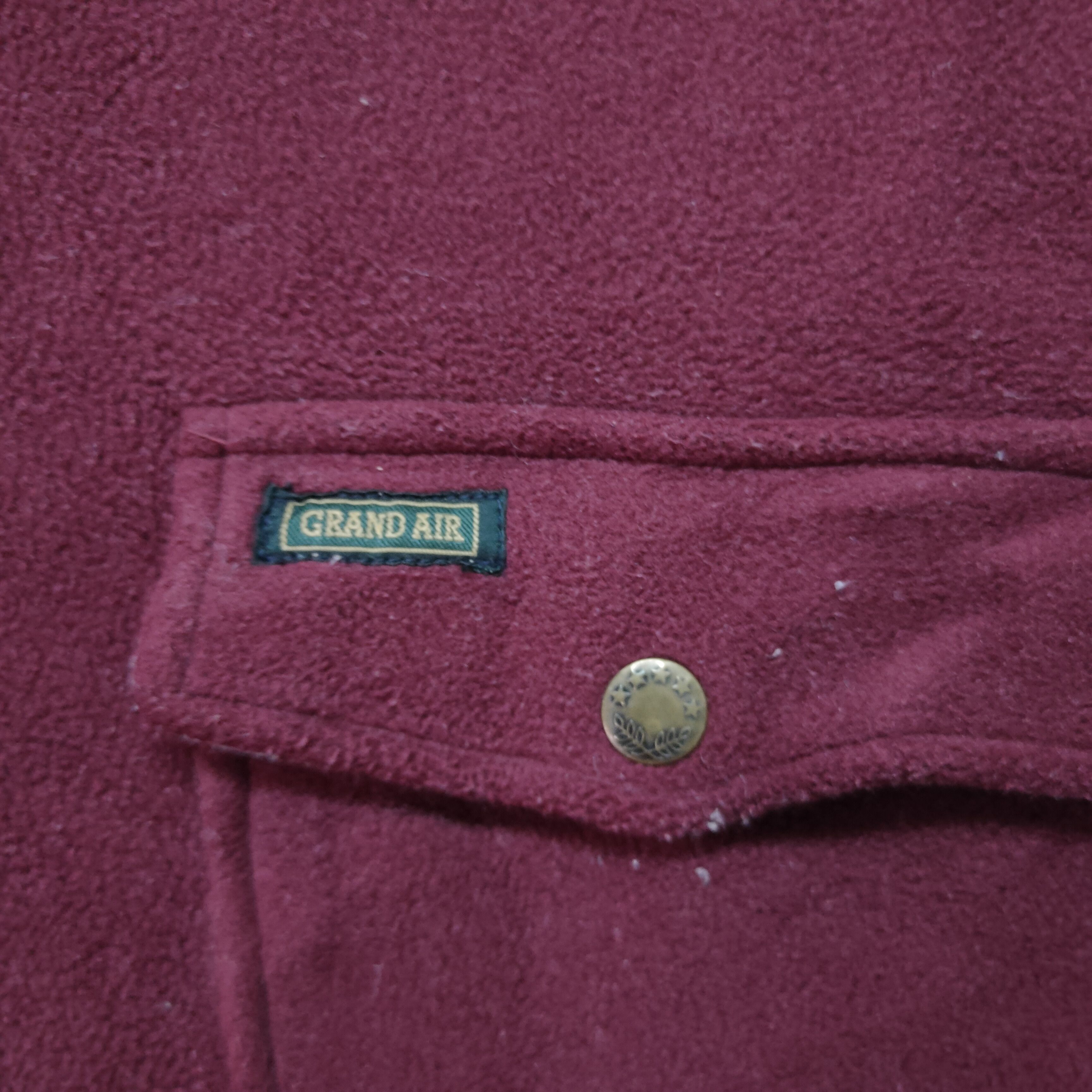 Japanese Brand Vintage Grand Air Checkred Inside Button Ups Shirt Size US L / EU 52-54 / 3 - 8 Thumbnail