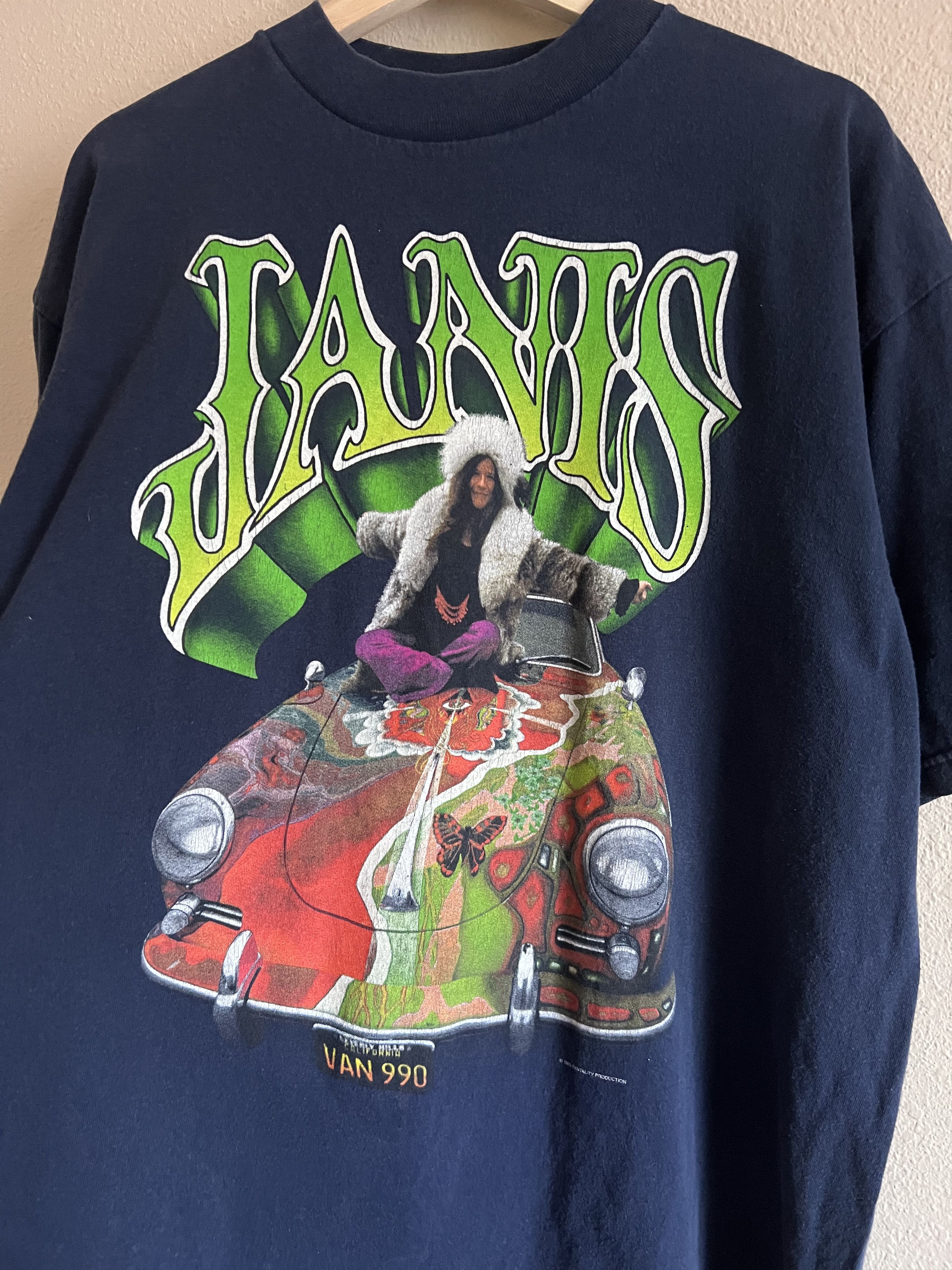 Band Tees × Vintage 1995 Janis Joplin Psychedelic Band Tee Size US L / EU 52-54 / 3 - 3 Thumbnail