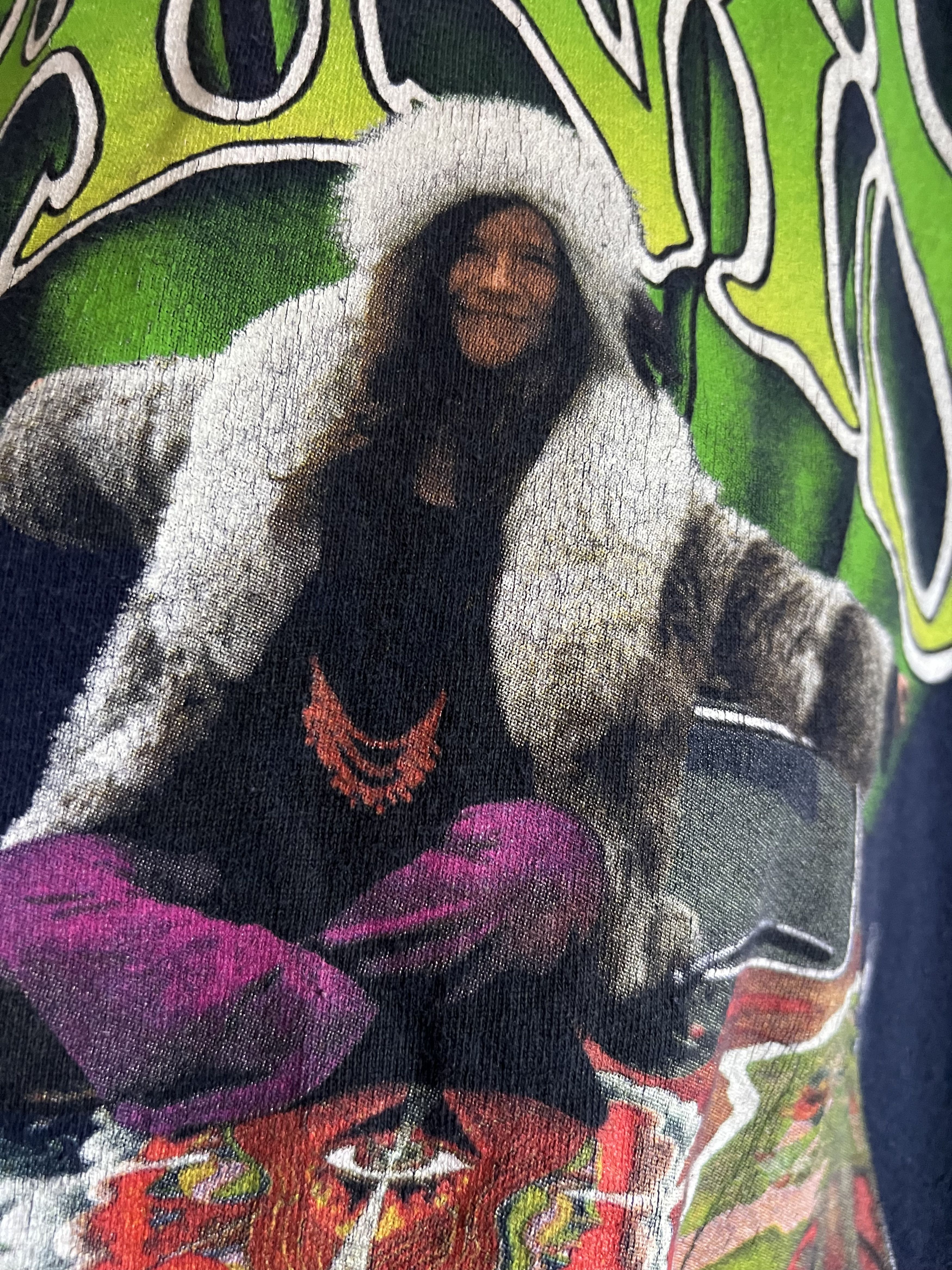 Band Tees × Vintage 1995 Janis Joplin Psychedelic Band Tee Size US L / EU 52-54 / 3 - 5 Thumbnail