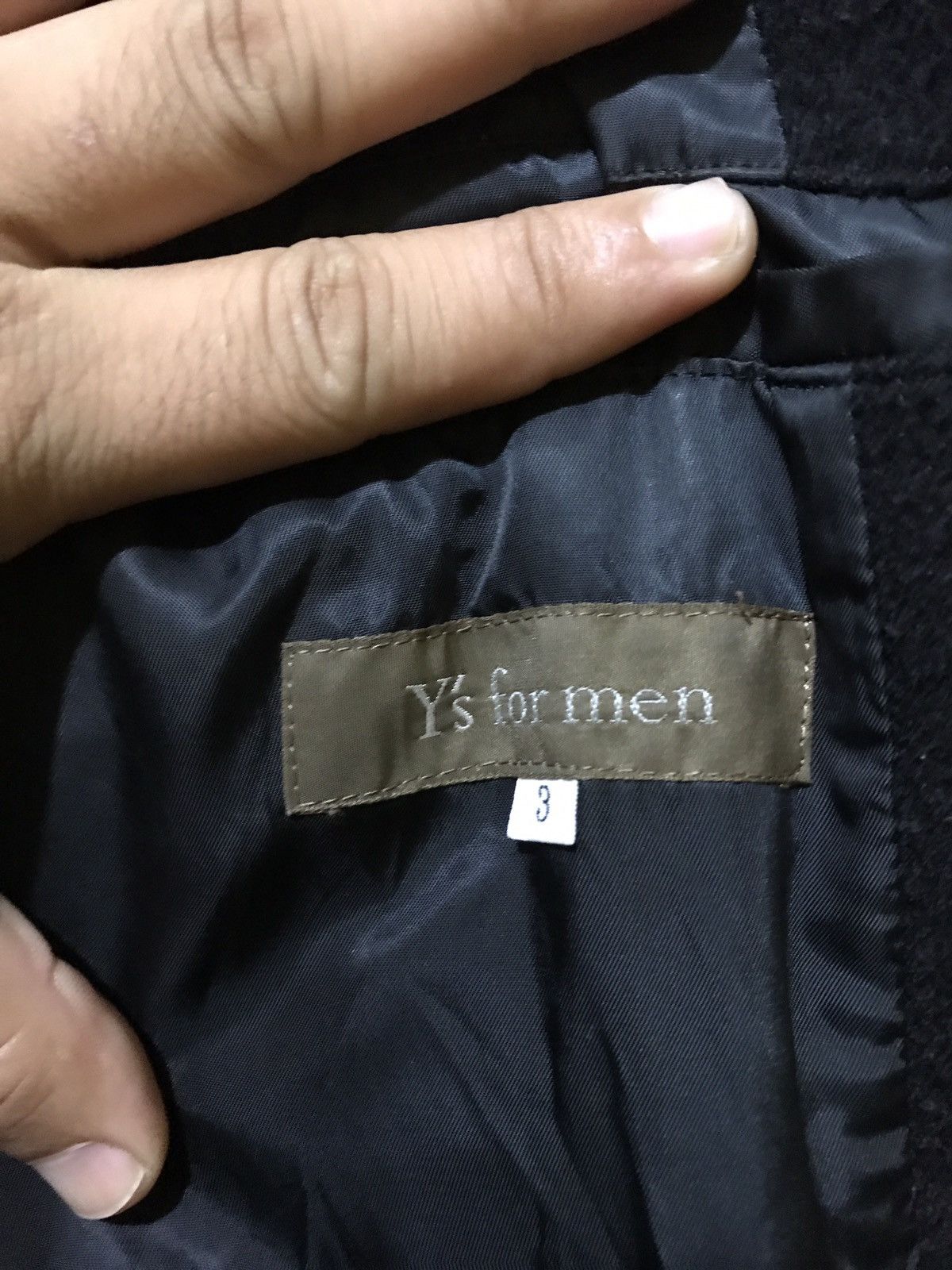 Yohji Yamamoto Y’s for men Long Wool Winter Coat Avant Garde Size US XL / EU 56 / 4 - 3 Thumbnail
