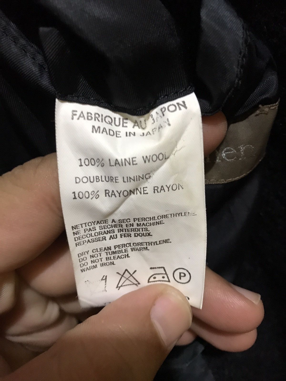 Yohji Yamamoto Y’s for men Long Wool Winter Coat Avant Garde Size US XL / EU 56 / 4 - 4 Thumbnail