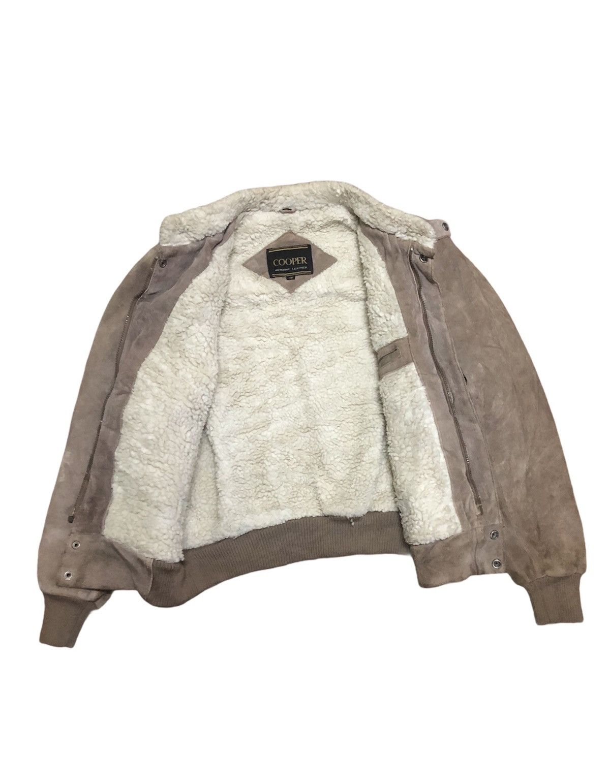 Cooper × Genuine Leather × Vintage Nice Vintage SUEDE Jacket Bondage Style Size US M / EU 48-50 / 2 - 2 Thumbnail