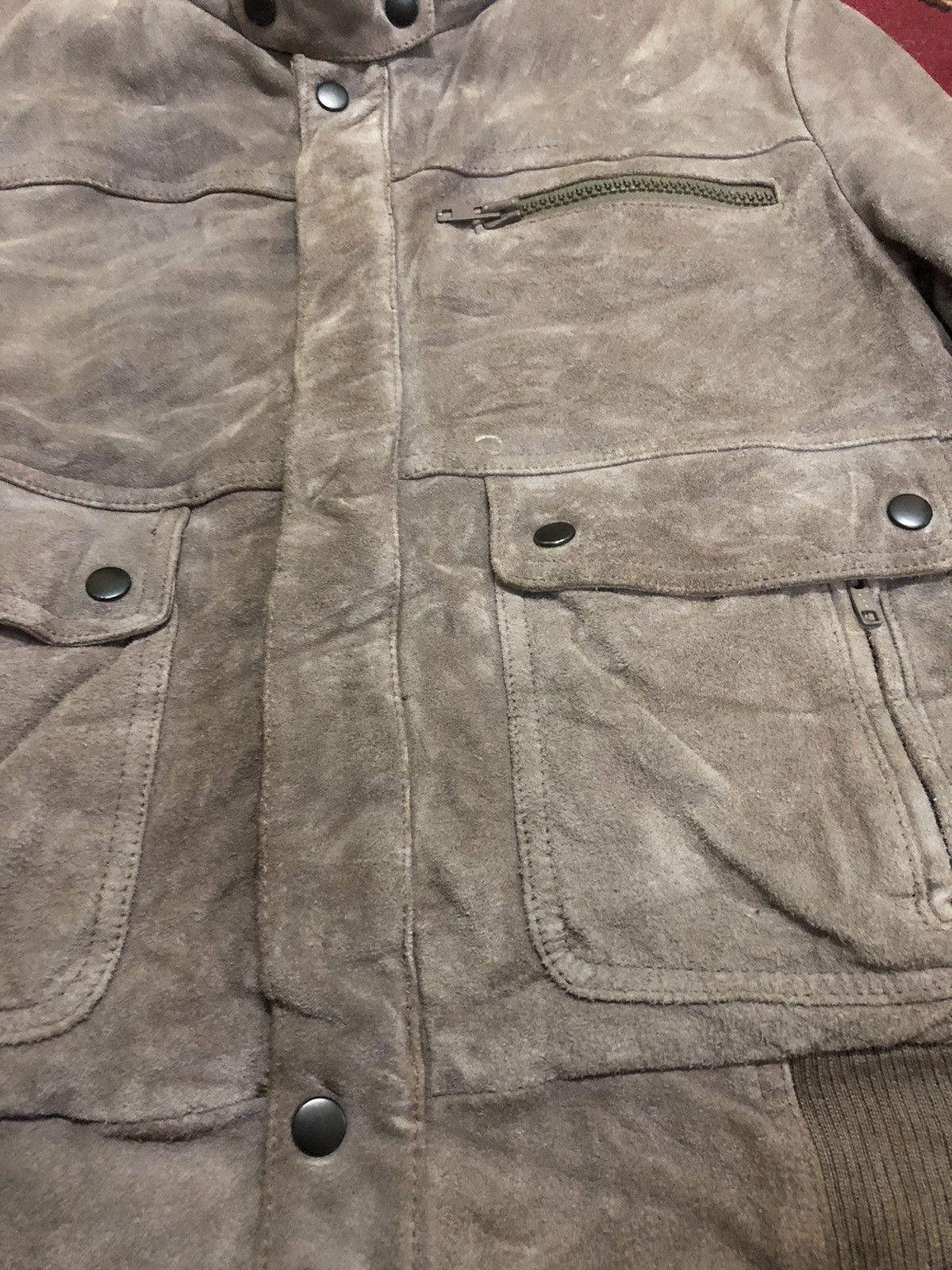 Cooper × Genuine Leather × Vintage Nice Vintage SUEDE Jacket Bondage Style Size US M / EU 48-50 / 2 - 9 Thumbnail