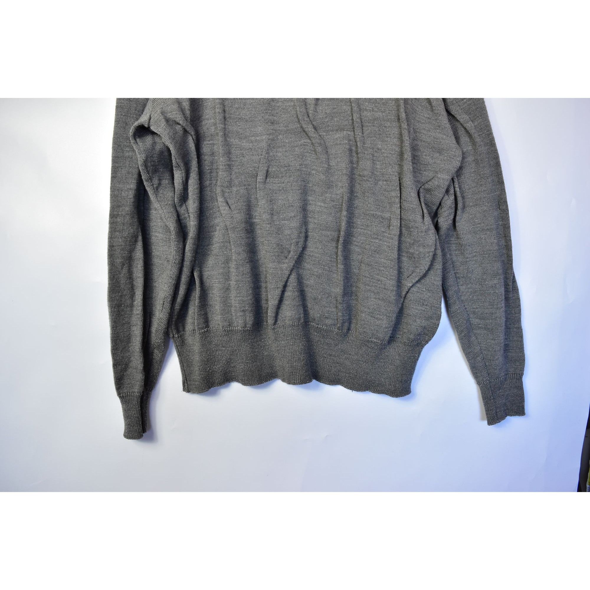 Nepenthes crease effect elbow patch knit sweater 29094 - 857 58 Size US L / EU 52-54 / 3 - 7 Thumbnail