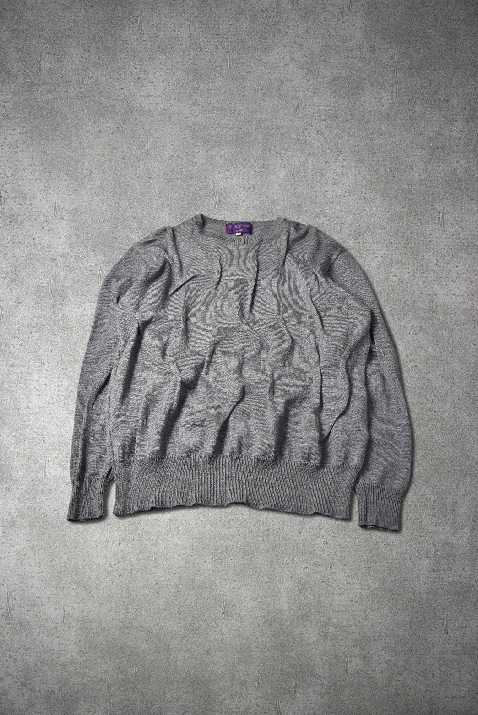 Nepenthes crease effect elbow patch knit sweater 29094 - 857 58 Size US L / EU 52-54 / 3 - 1 Thumbnail