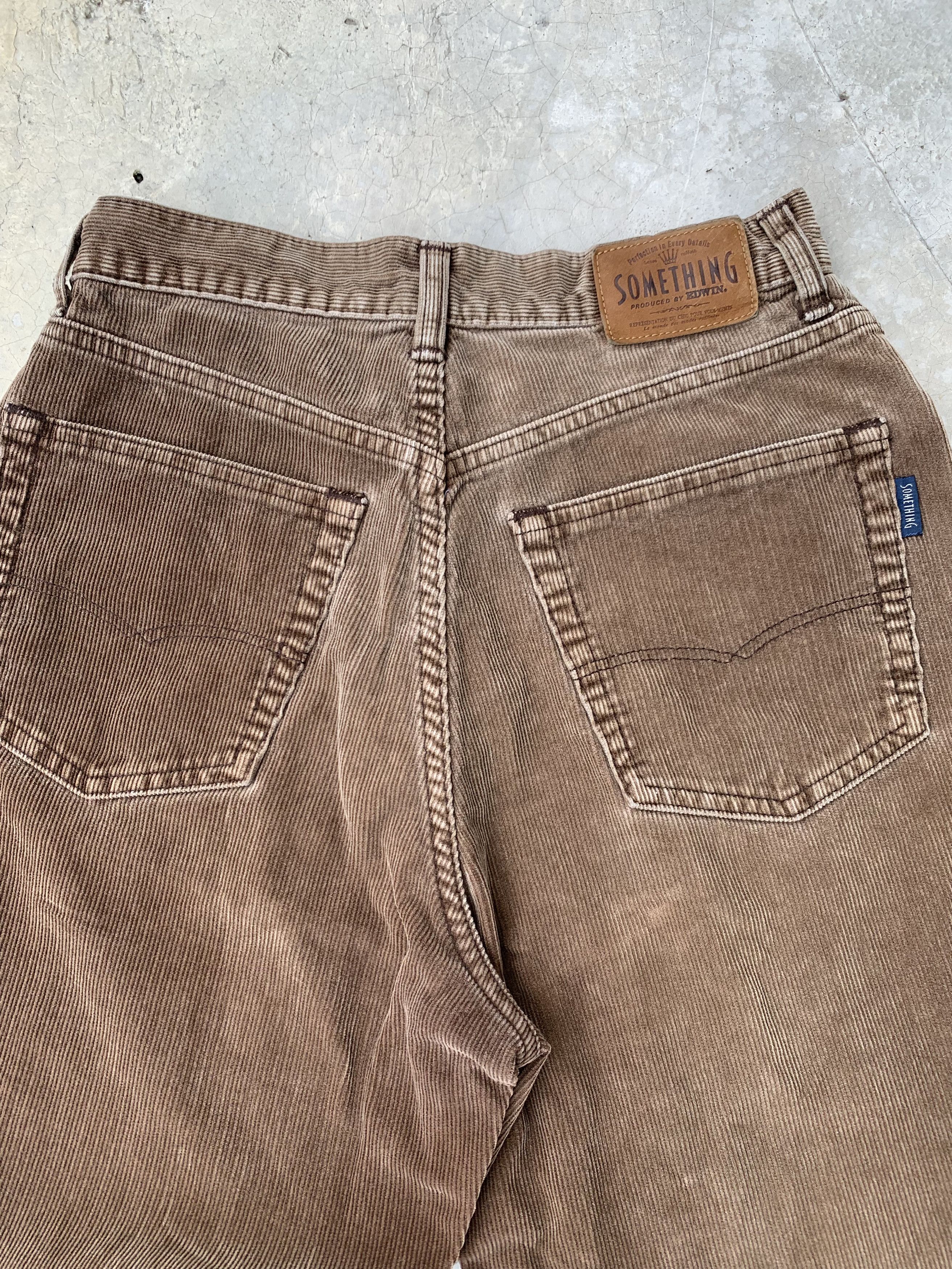 Edwin Vintage Something by Edwin High Waisted Corduroy Wide Pants Size 26" / US 2 / IT 38 - 10 Thumbnail