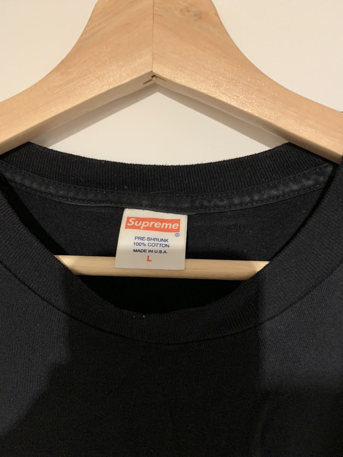 Supreme Supreme Basquiat Samo Graffiti Tee Black Large L Size US L / EU 52-54 / 3 - 6 Thumbnail