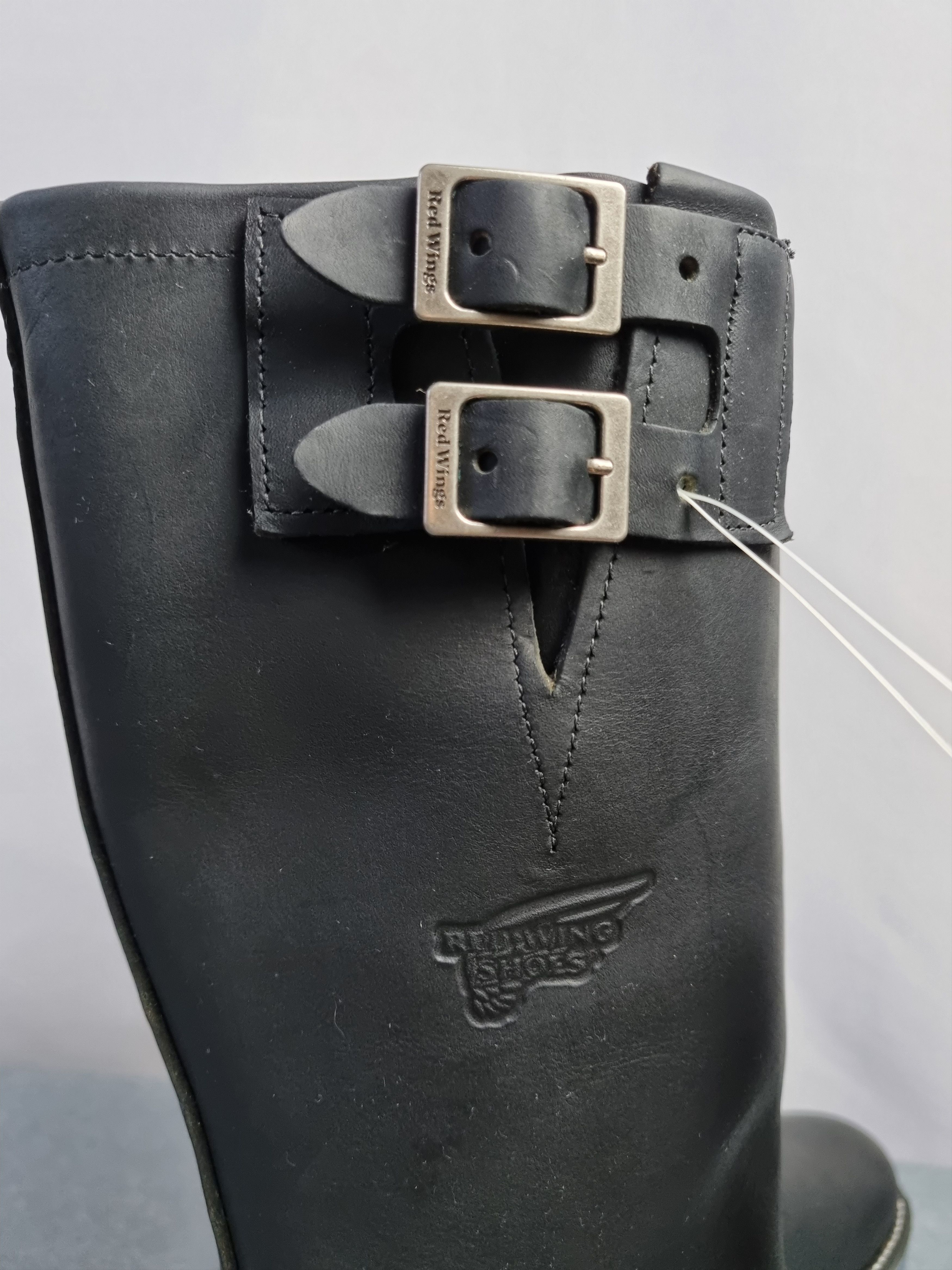 Red Wing New 2009 RED WING Leather Engineer Boots Black Size US 6.5 / IT 36.5 - 9 Thumbnail