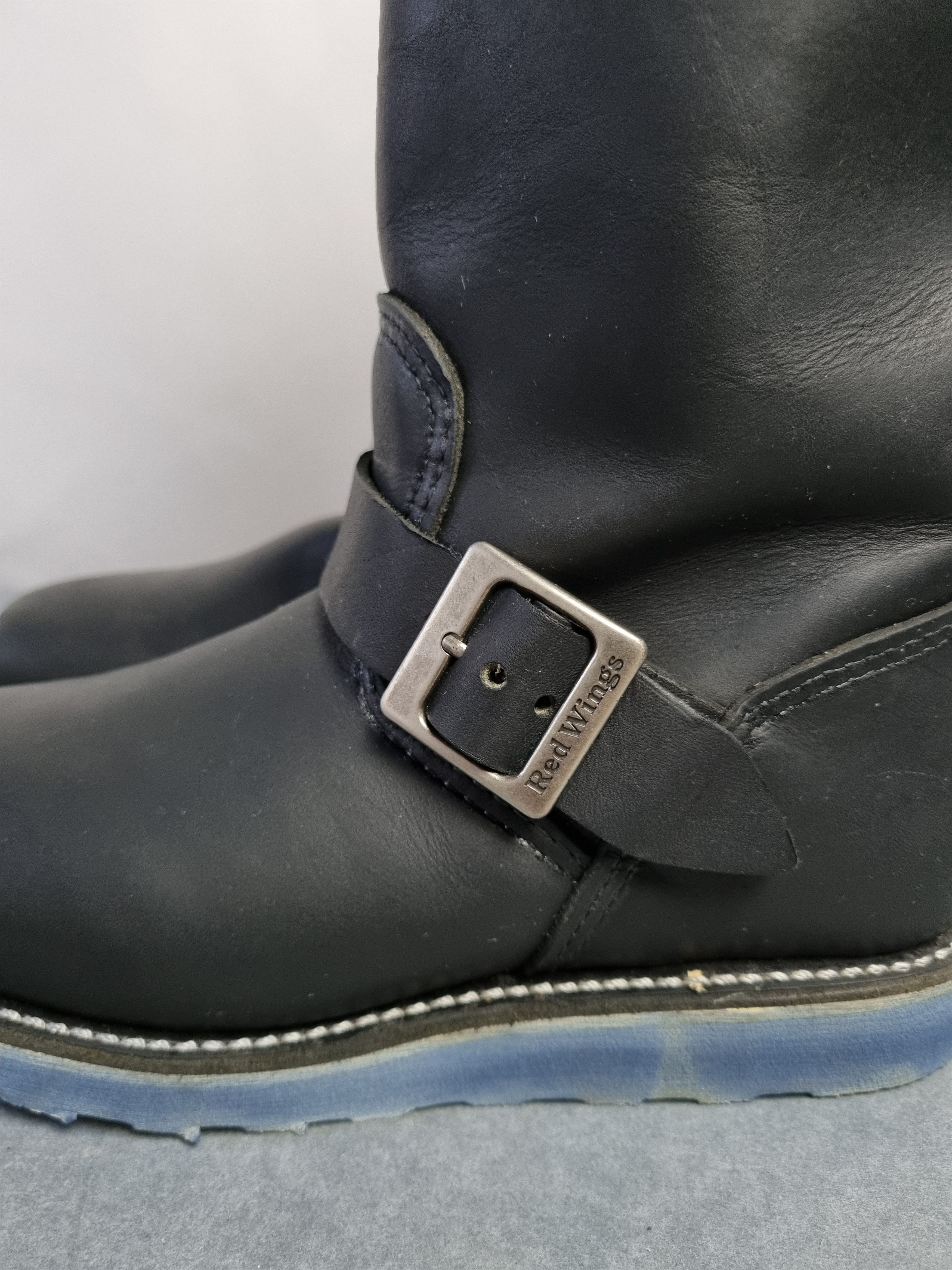Red Wing New 2009 RED WING Leather Engineer Boots Black Size US 6.5 / IT 36.5 - 8 Thumbnail