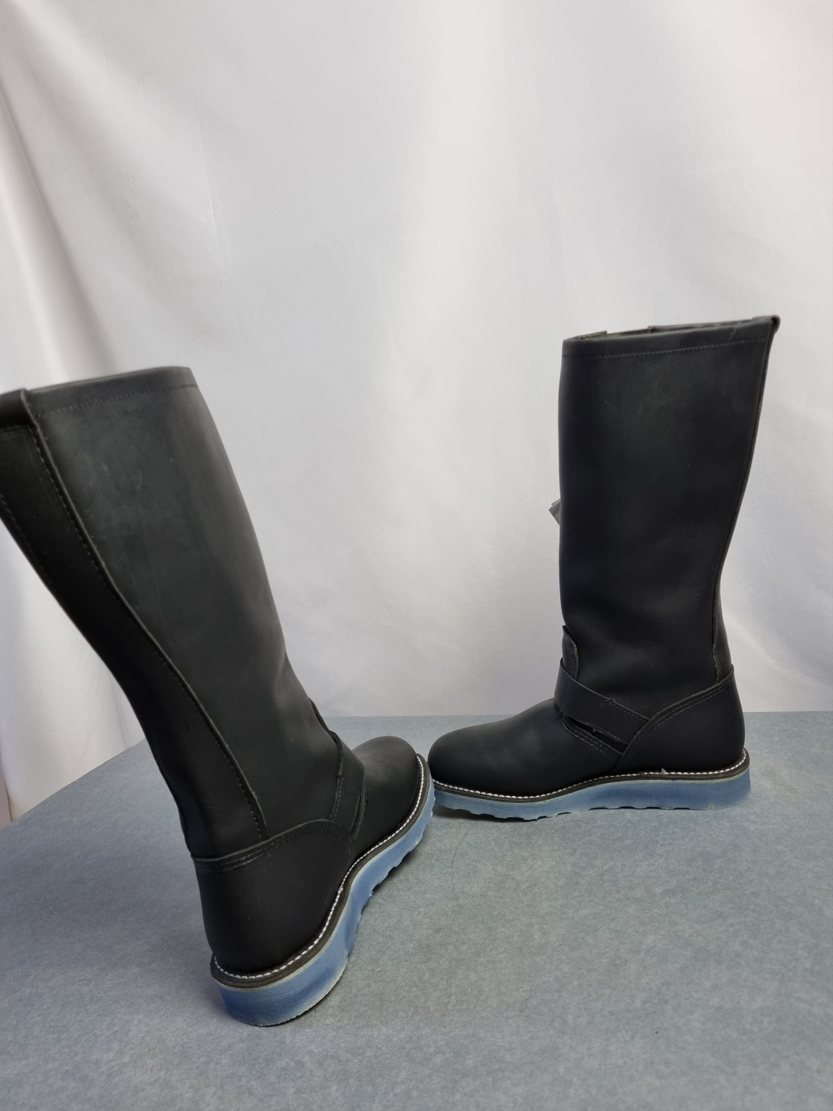 Red Wing New 2009 RED WING Leather Engineer Boots Black Size US 6.5 / IT 36.5 - 5 Thumbnail