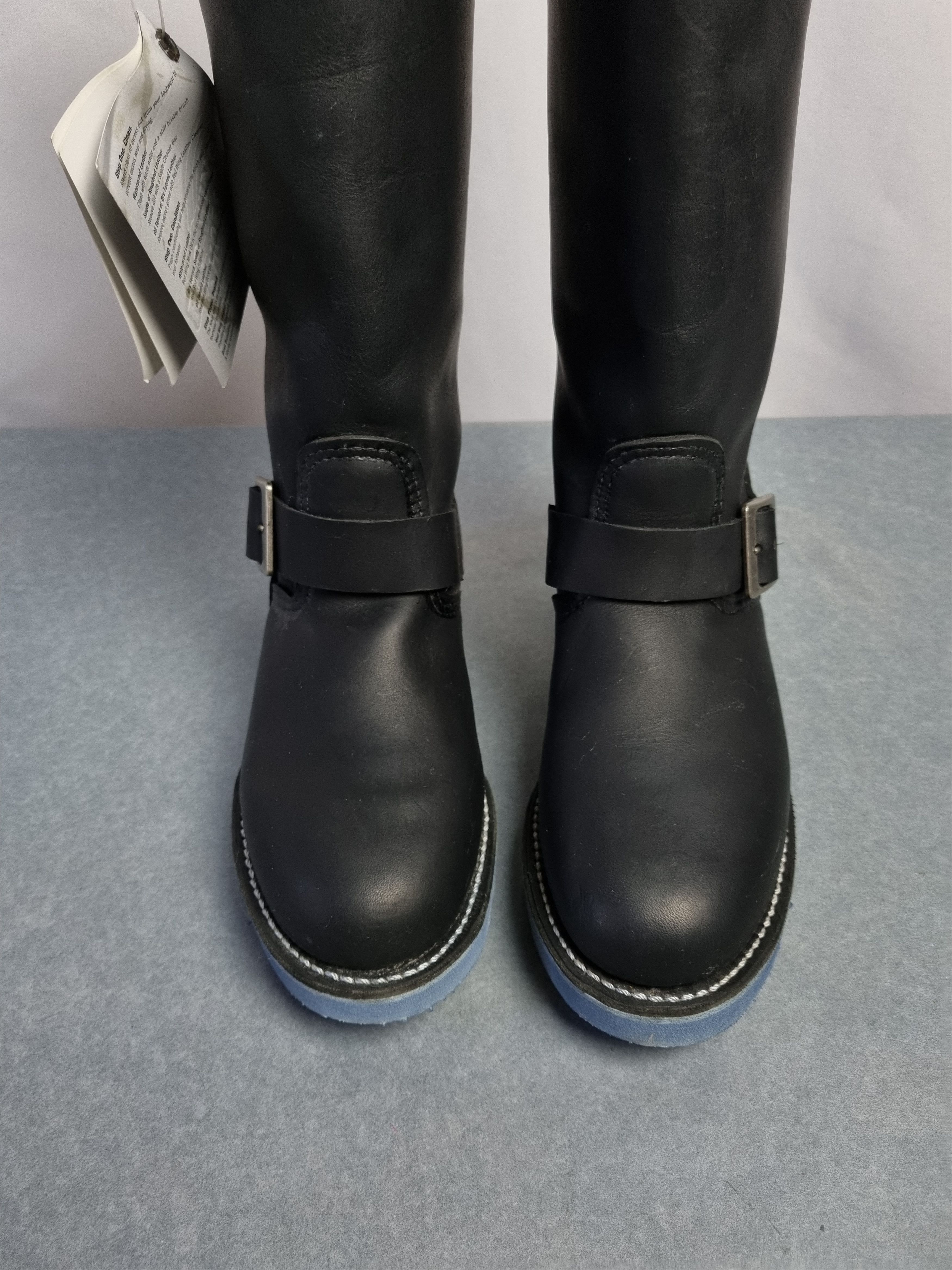 Red Wing New 2009 RED WING Leather Engineer Boots Black Size US 6.5 / IT 36.5 - 4 Thumbnail