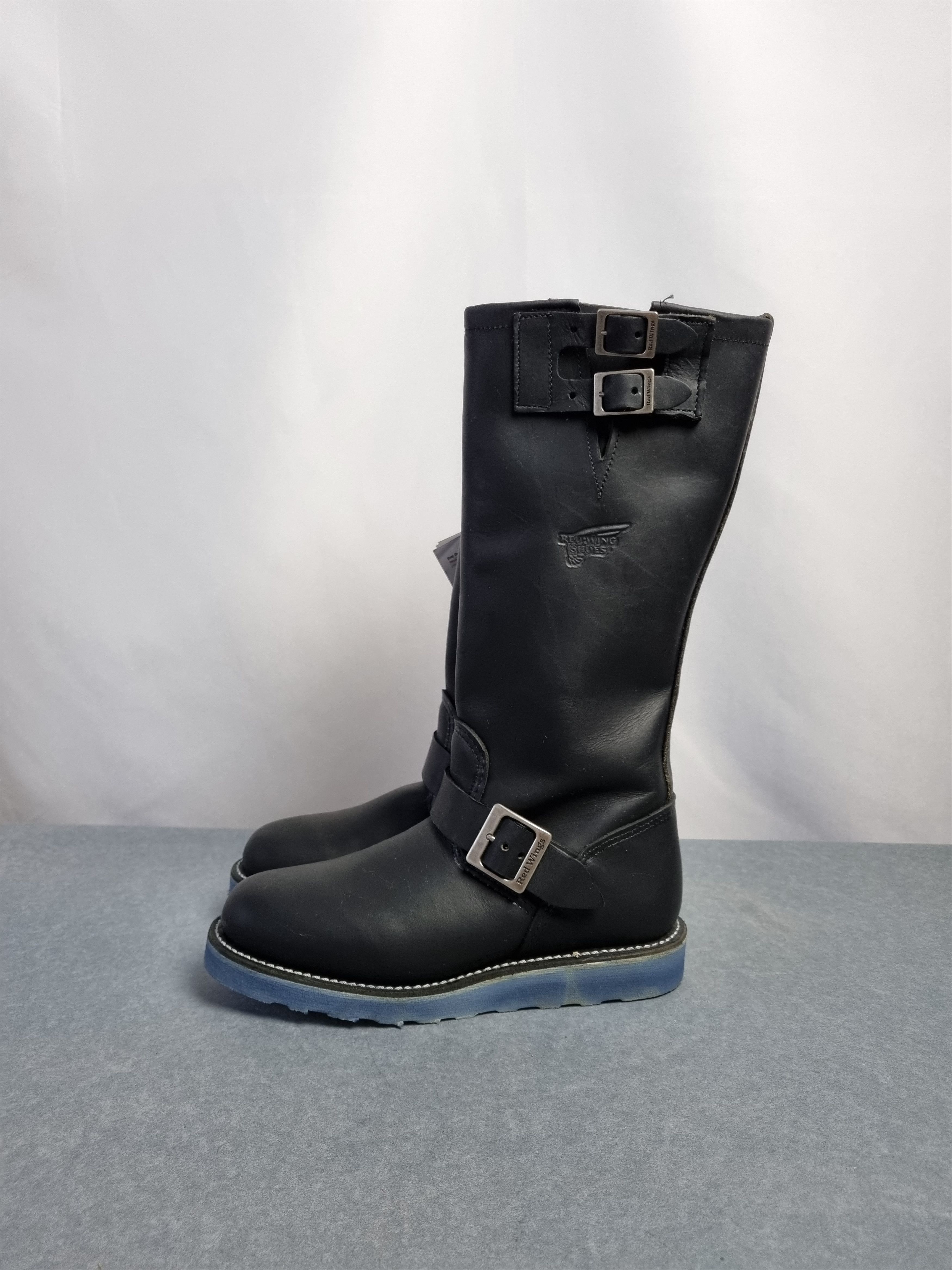 Red Wing New 2009 RED WING Leather Engineer Boots Black Size US 6.5 / IT 36.5 - 3 Thumbnail
