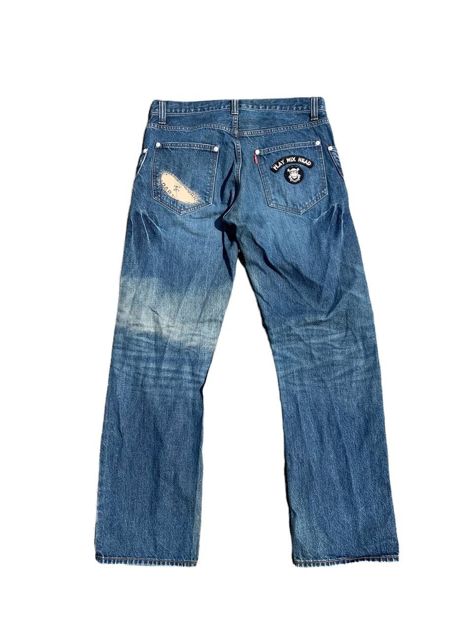 Designer Vintage Doarat Patchwork Boro Denim Size US 31 - 2 Thumbnail