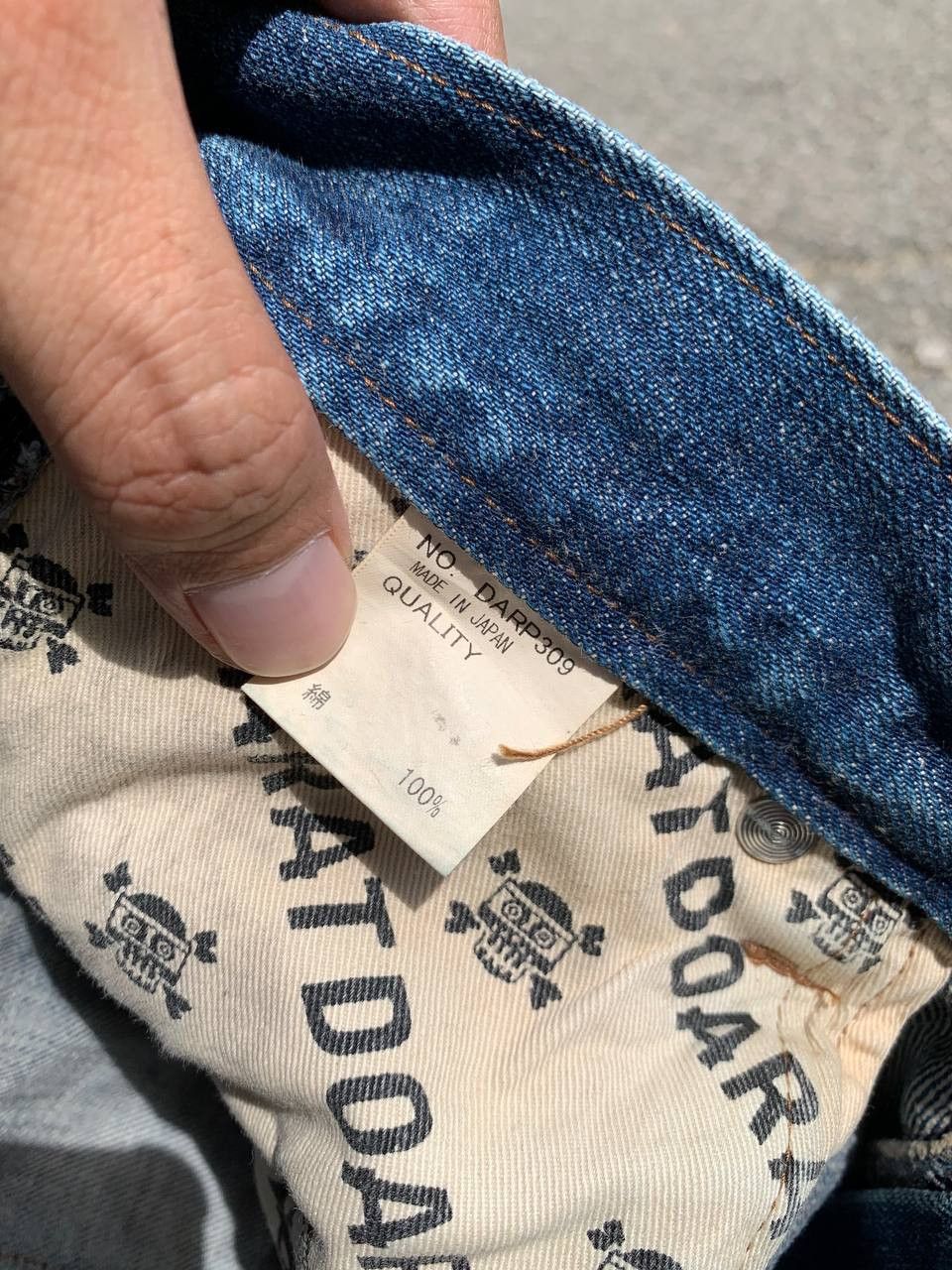 Designer Vintage Doarat Patchwork Boro Denim Size US 31 - 16 Thumbnail