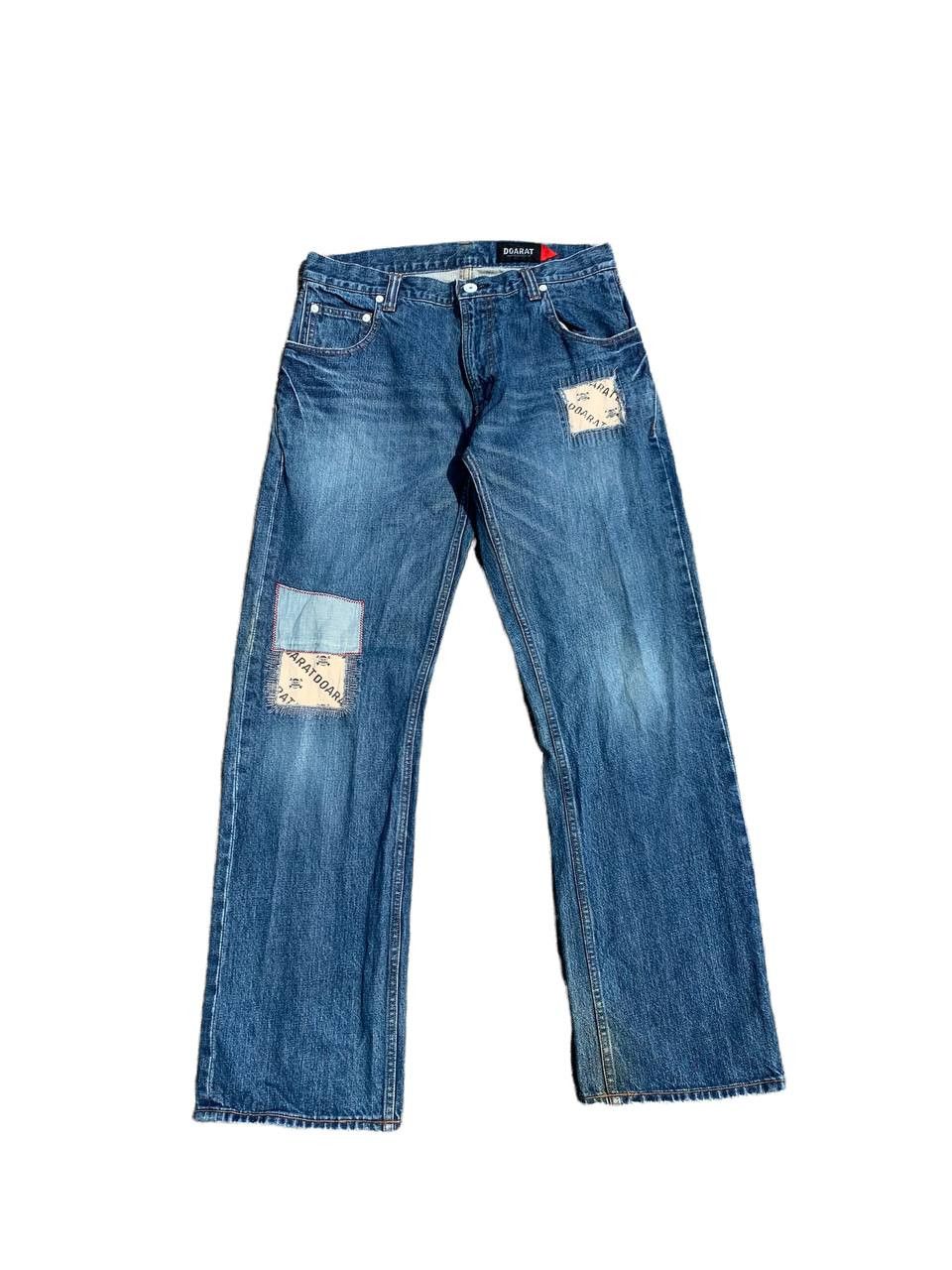 Designer Vintage Doarat Patchwork Boro Denim Size US 31 - 1 Thumbnail