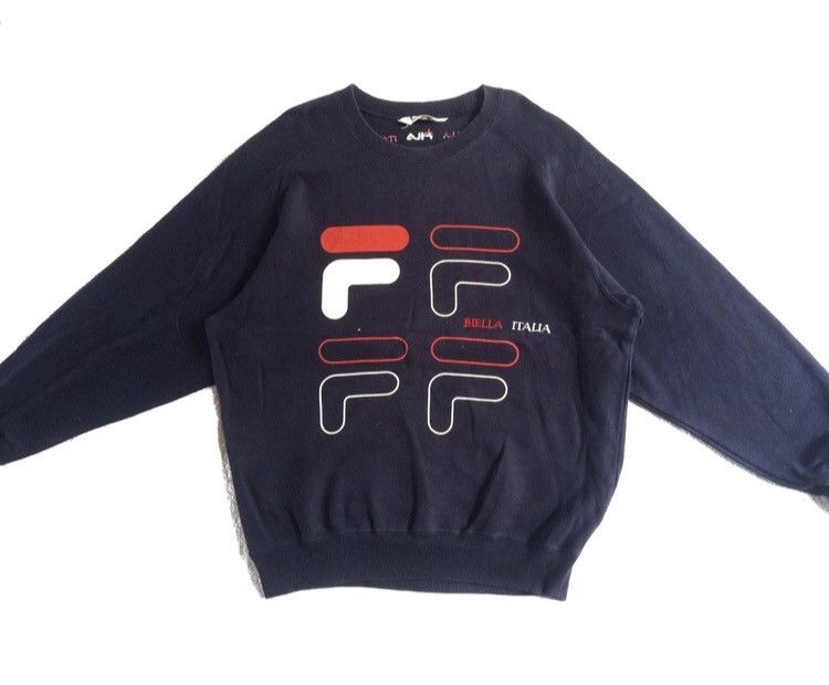 Fila Rare Vintage Fila Big Logo Spellout Crewneck Size US L / EU 52-54 / 3 - 2 Thumbnail