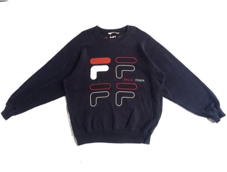 Fila Rare Vintage Fila Big Logo Spellout Crewneck Size US L / EU 52-54 / 3 - 1 Thumbnail