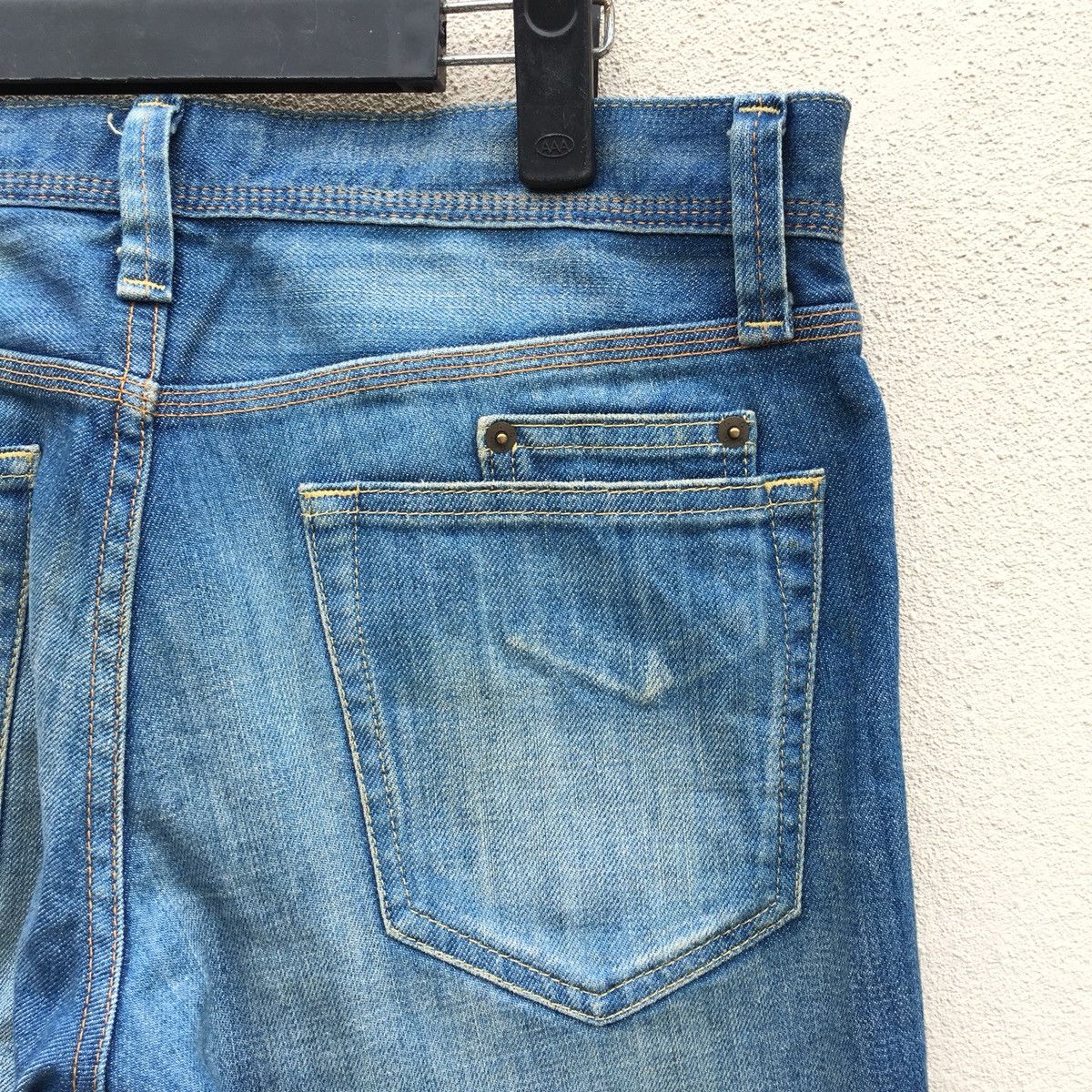 Jil Sander × Uniqlo Jil Sander Skinny Fit Straight Stone Wash Jeans Size US 32 / EU 48 - 7 Thumbnail