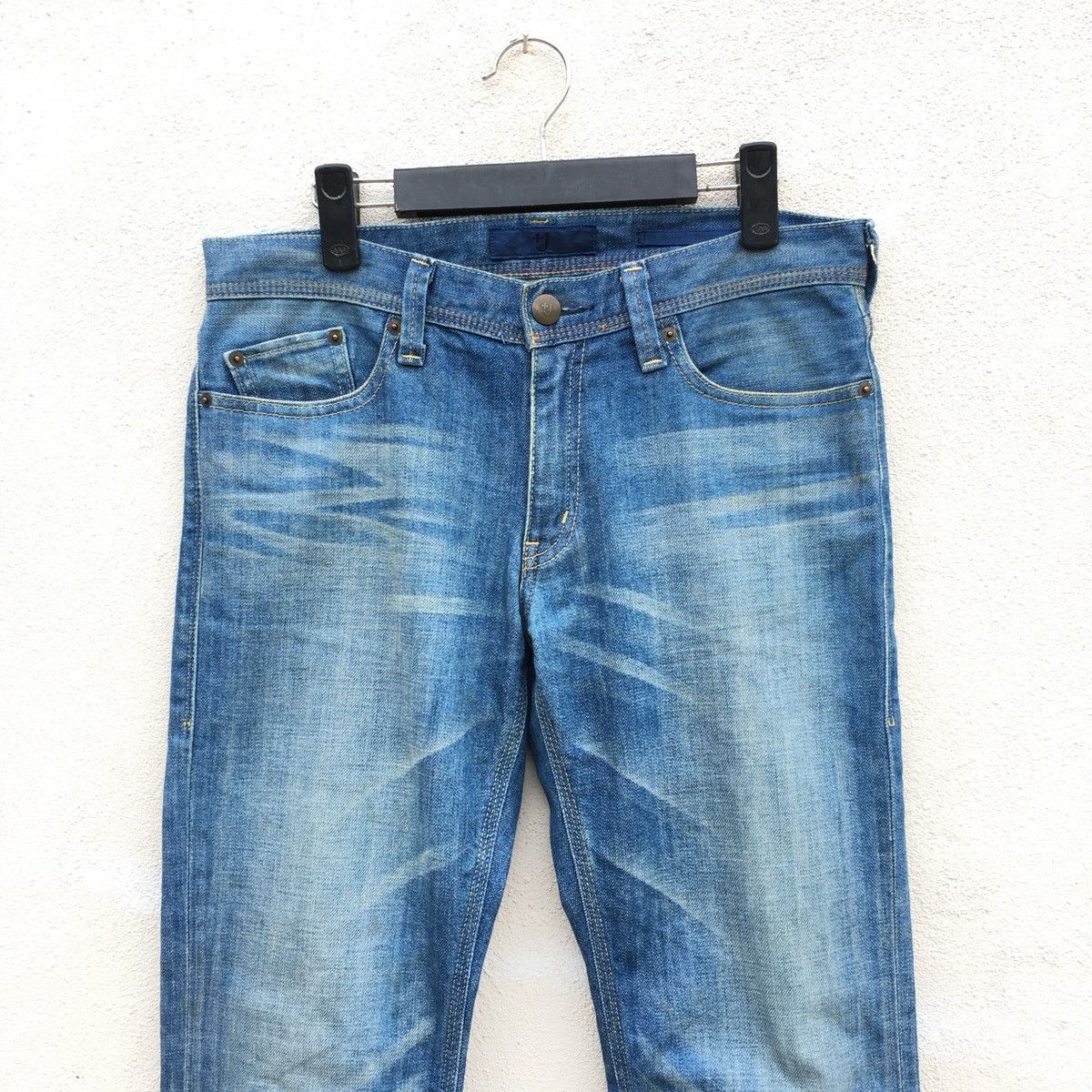 Jil Sander × Uniqlo Jil Sander Skinny Fit Straight Stone Wash Jeans Size US 32 / EU 48 - 2 Thumbnail