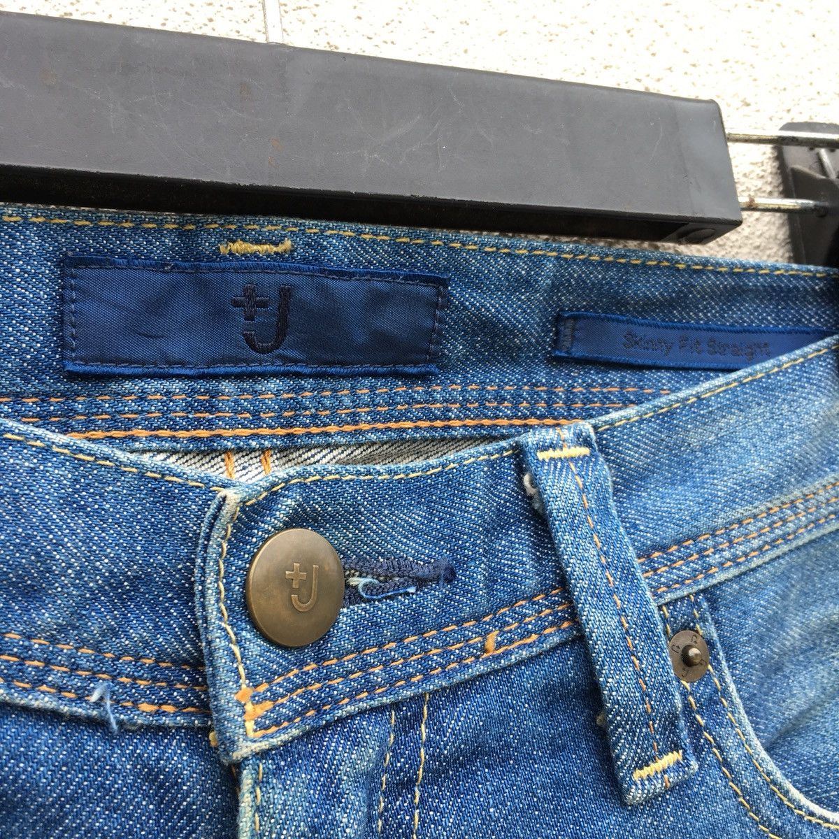 Jil Sander × Uniqlo Jil Sander Skinny Fit Straight Stone Wash Jeans Size US 32 / EU 48 - 5 Thumbnail