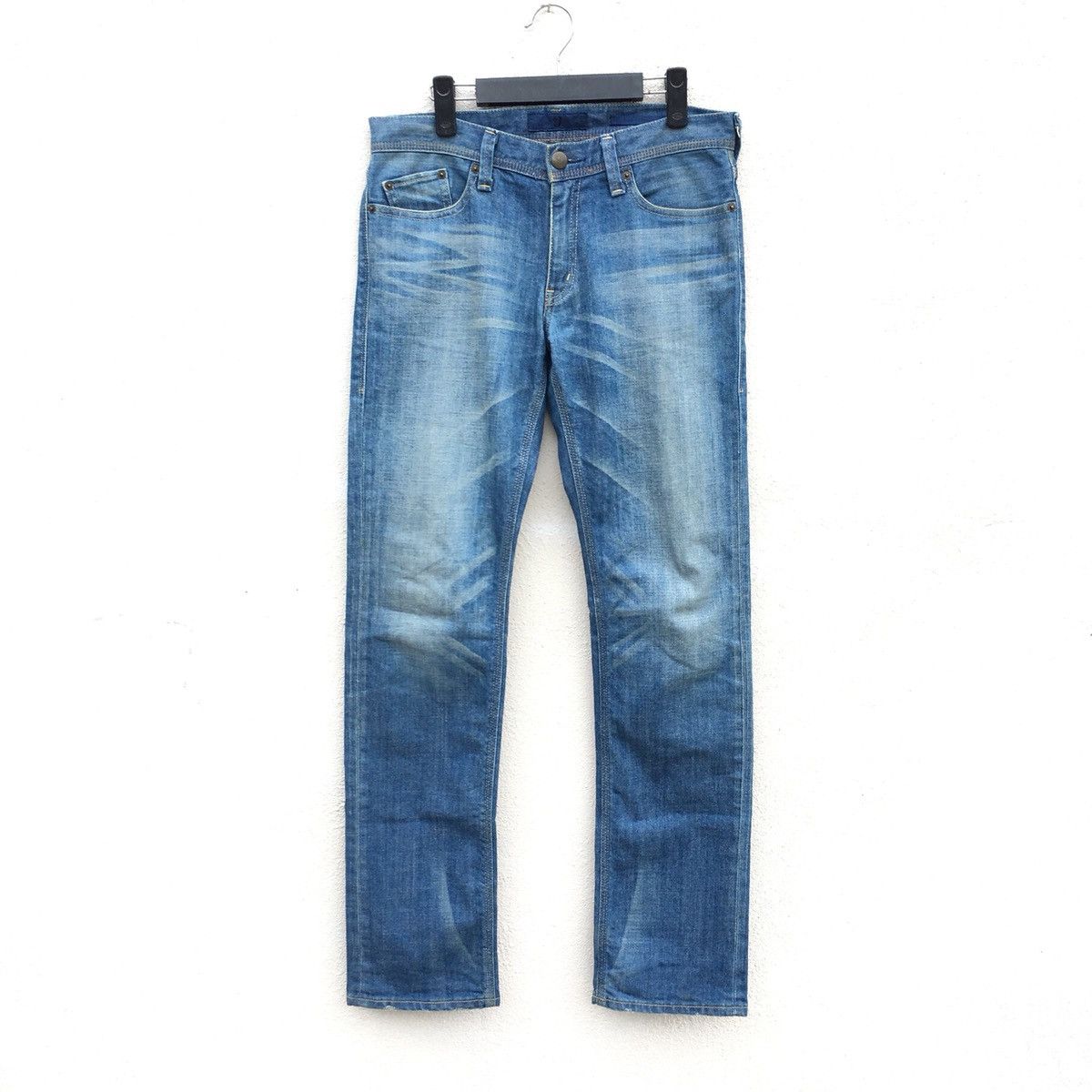 Jil Sander × Uniqlo Jil Sander Skinny Fit Straight Stone Wash Jeans Size US 32 / EU 48 - 1 Thumbnail
