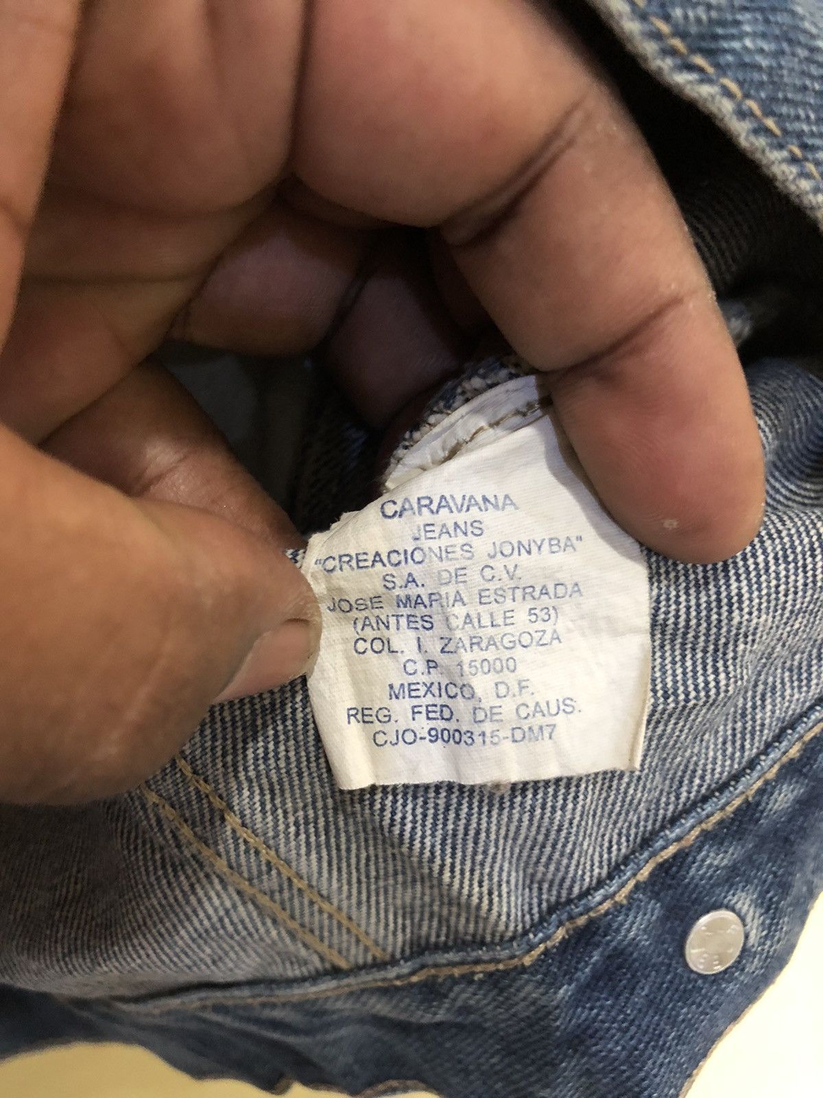 Vintage × go slow caravan Vintage CARAVANA JEANS Co denim jacket Size US XL / EU 56 / 4 - 10 Thumbnail