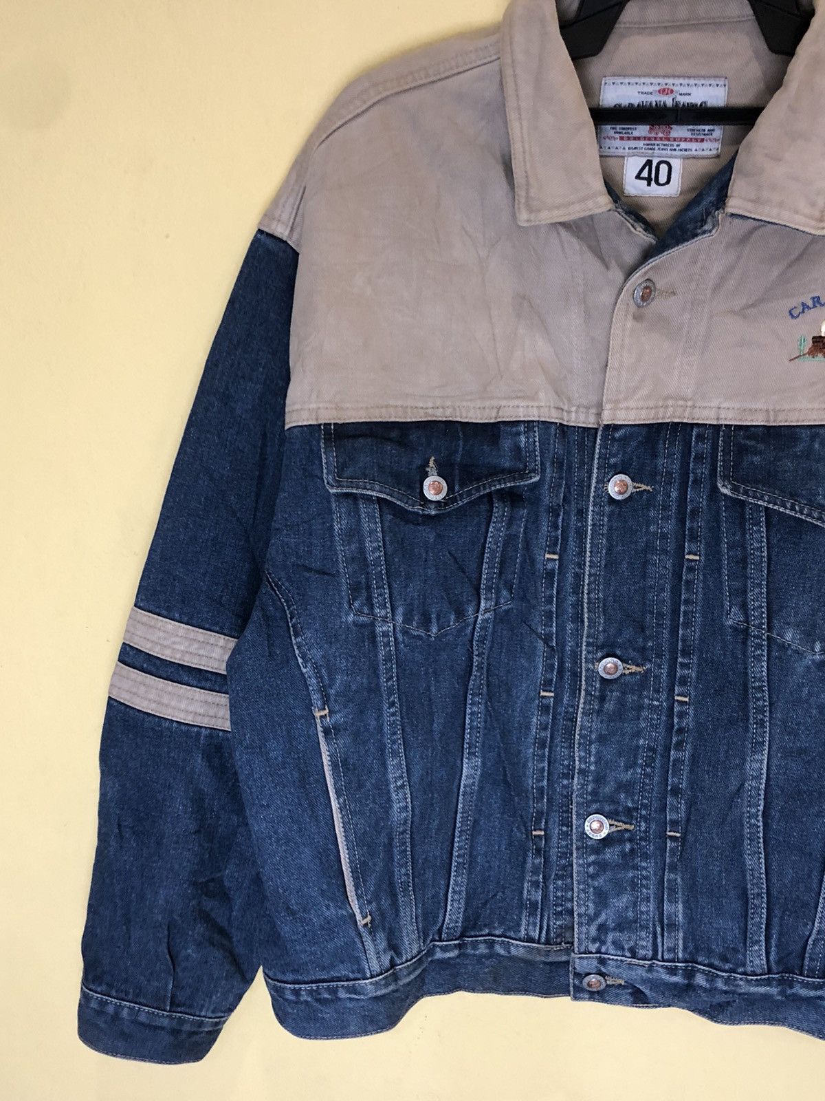 Vintage × go slow caravan Vintage CARAVANA JEANS Co denim jacket Size US XL / EU 56 / 4 - 4 Thumbnail