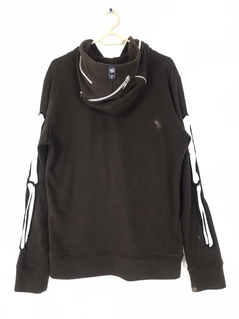 Japanese Brand Vintage SEMANTIC DESIGN Skeleton Full Zip Hoodie Size US L / EU 52-54 / 3 - 2 Thumbnail