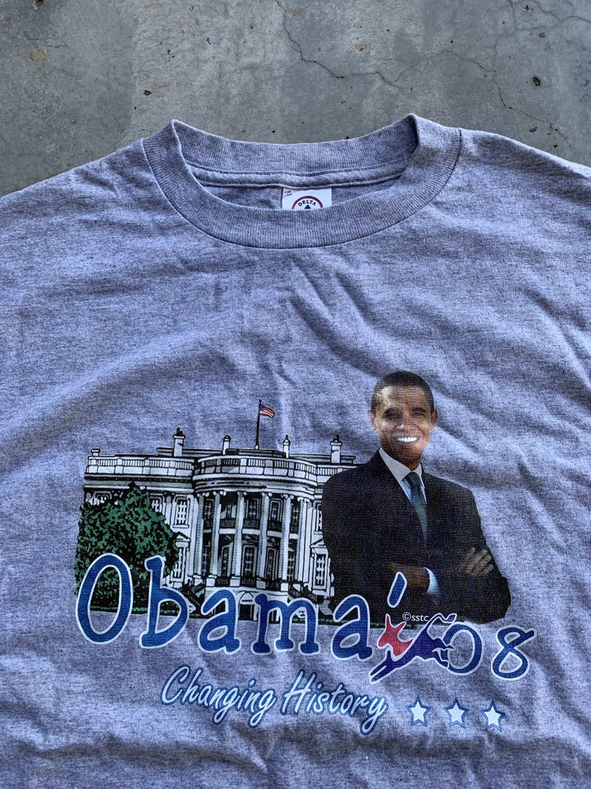 Vintage Vintage Obama Tshirt Size US L / EU 52-54 / 3 - 1 Thumbnail