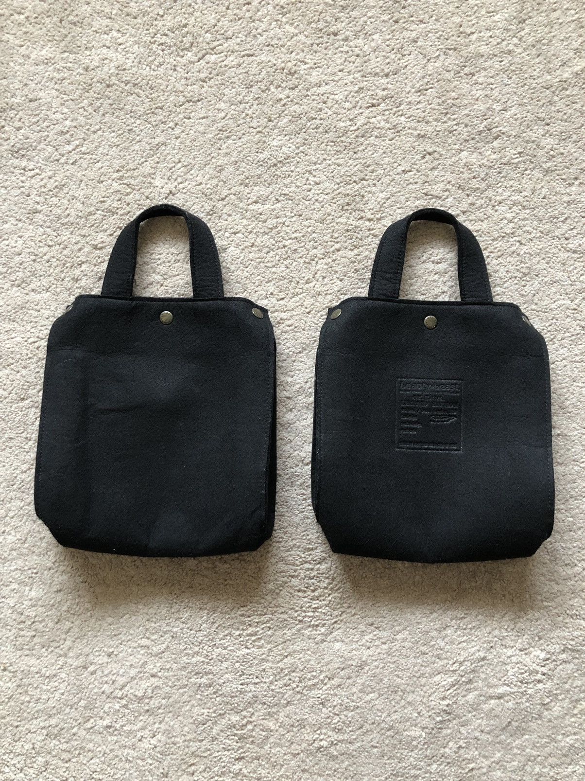 image of 20471120 x Beauty Beast 1990S Beauty Beast Twins Hand Carry Bag in Black, Men's