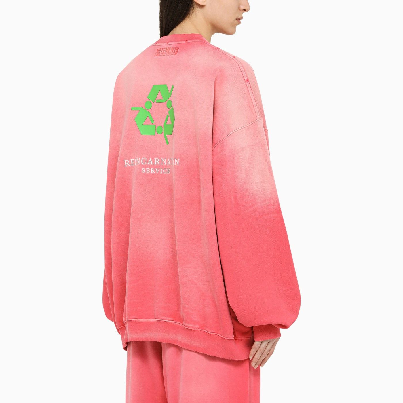 Vetements o1d2blof0623 Sweatshirt in Pink Size S / US 4 / IT 40 - 3 Thumbnail