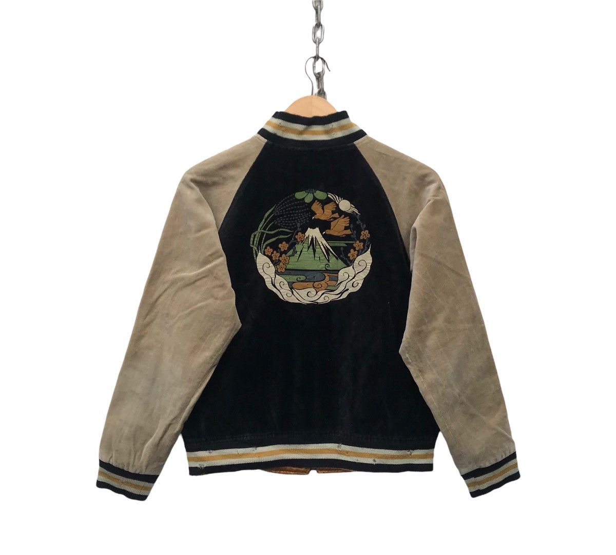 Japanese Brand Mash Mania Sukajan Riversible Velvet Satin Souvenir Jacket Size US S / EU 44-46 / 1 - 1 Thumbnail