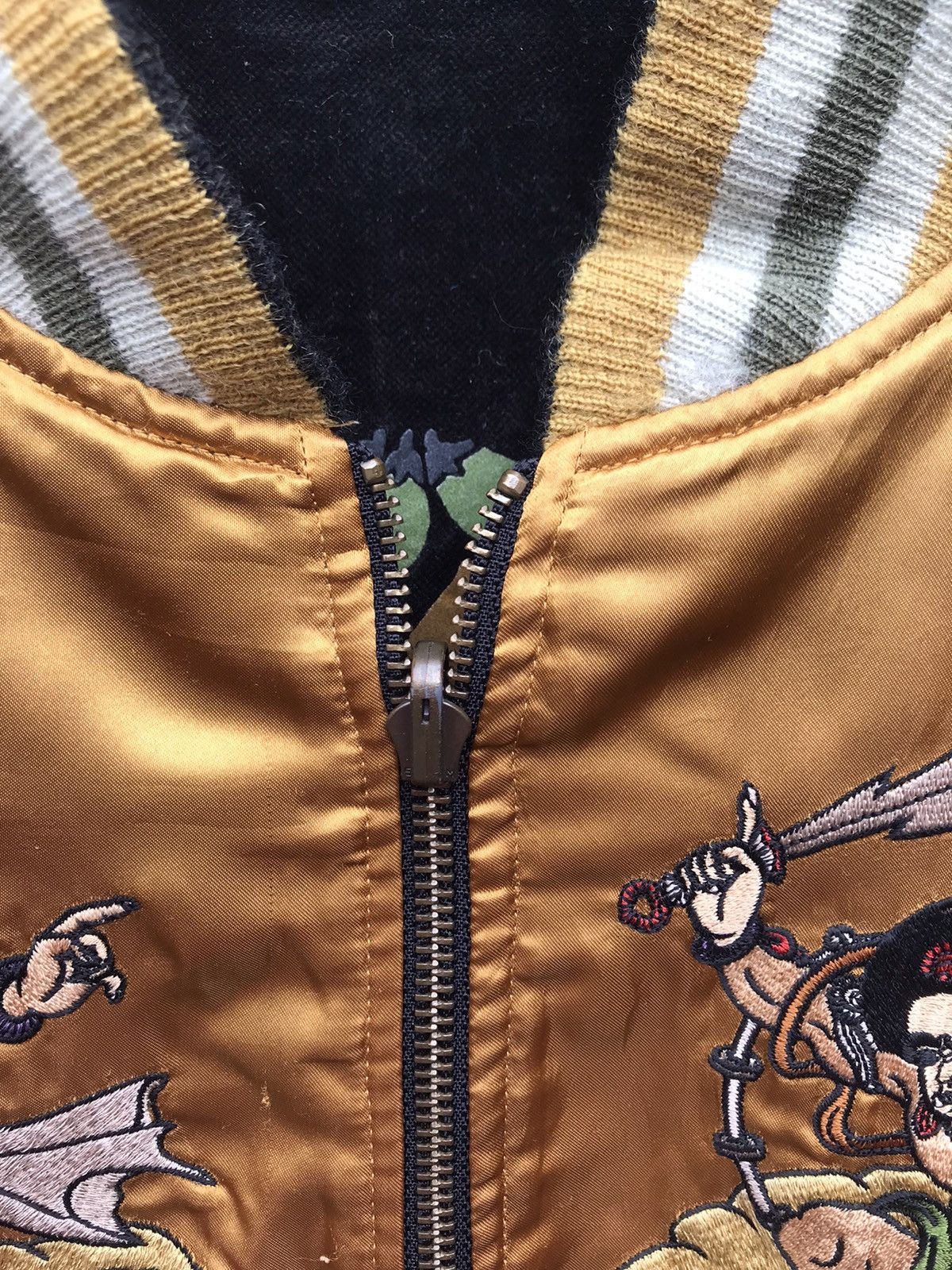 Japanese Brand Mash Mania Sukajan Riversible Velvet Satin Souvenir Jacket Size US S / EU 44-46 / 1 - 7 Thumbnail
