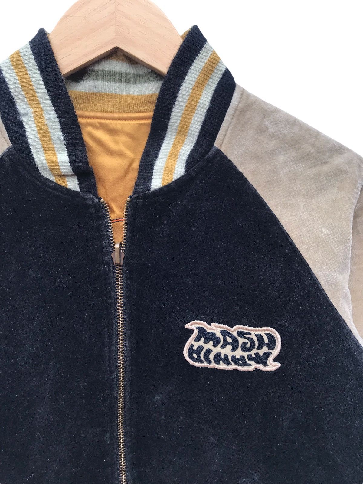 Japanese Brand Mash Mania Sukajan Riversible Velvet Satin Souvenir Jacket Size US S / EU 44-46 / 1 - 5 Thumbnail