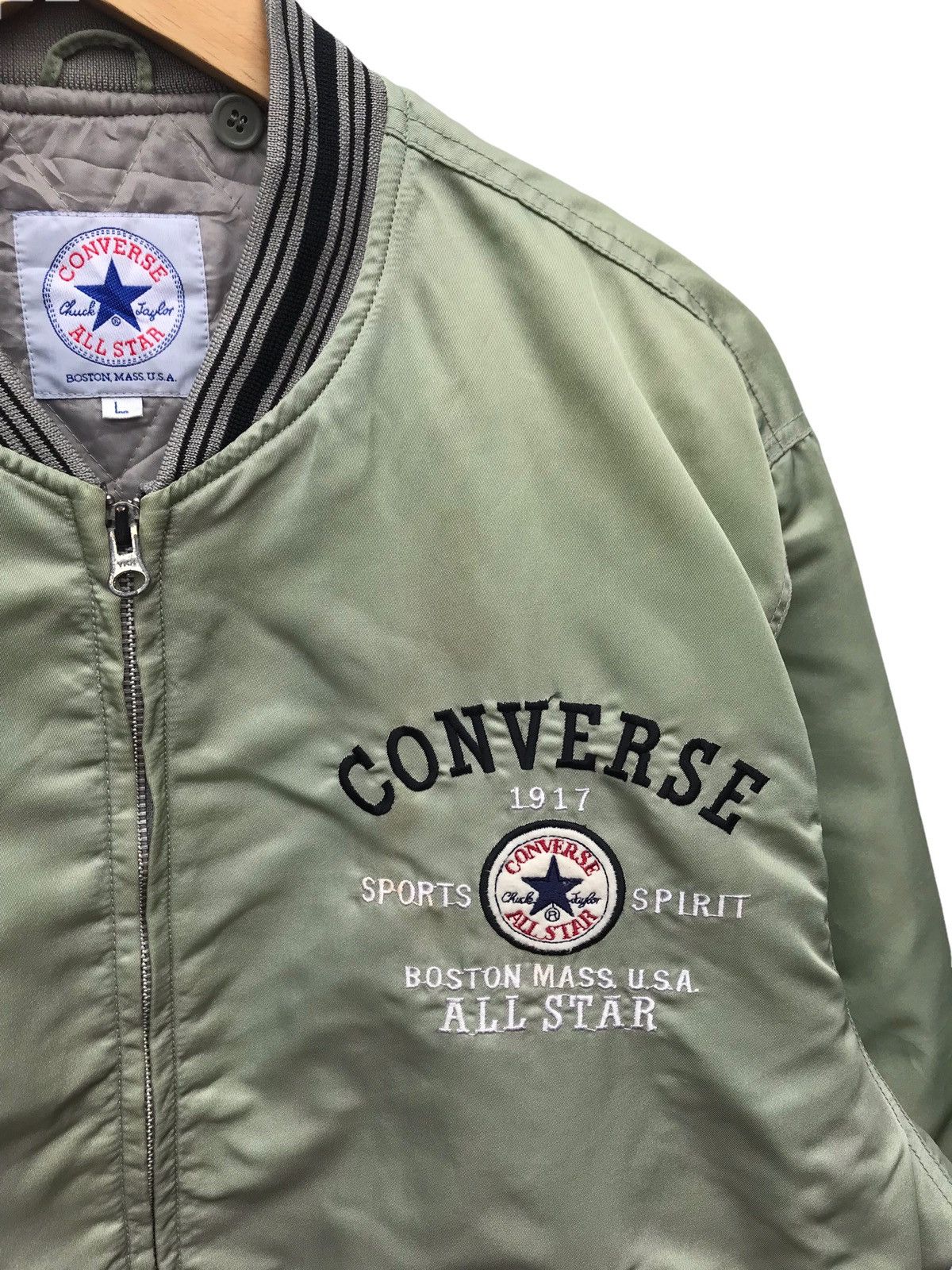Converse Converse All Star Bombers Big Logo Jacket Size US L / EU 52-54 / 3 - 3 Thumbnail