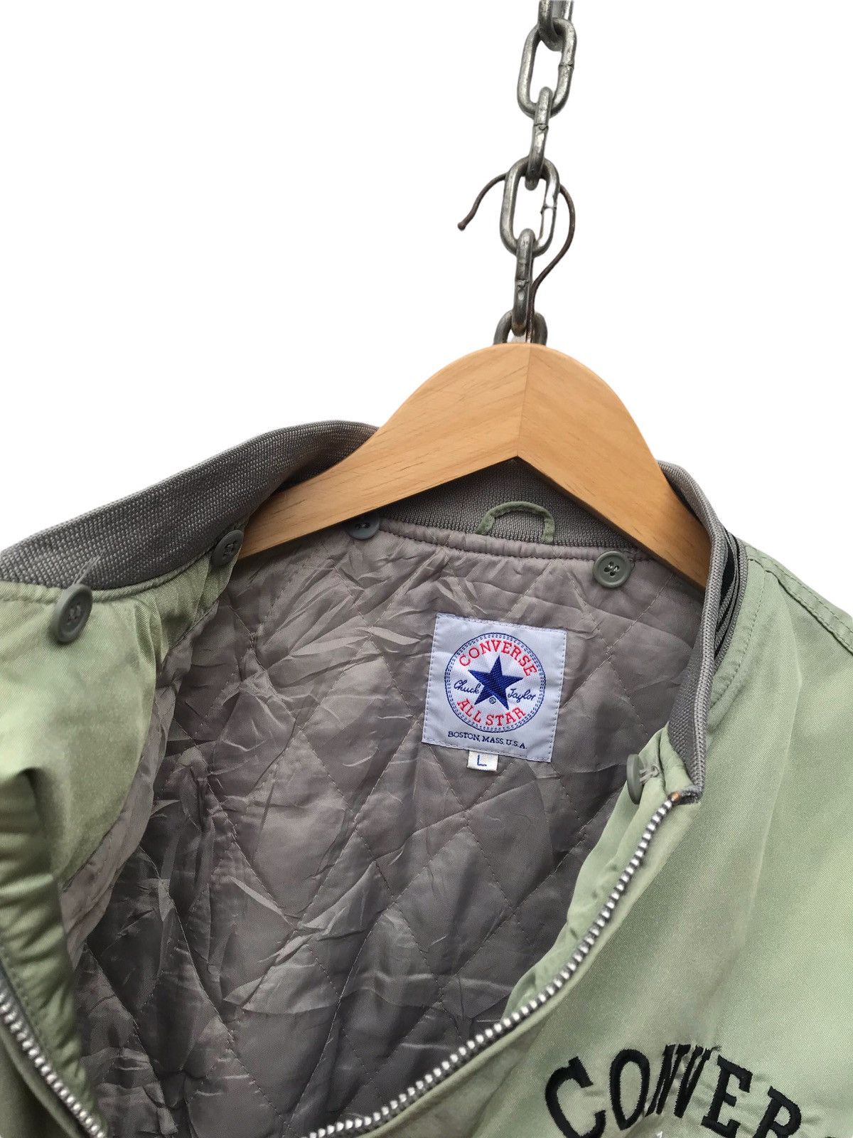 Converse Converse All Star Bombers Big Logo Jacket Size US L / EU 52-54 / 3 - 5 Thumbnail