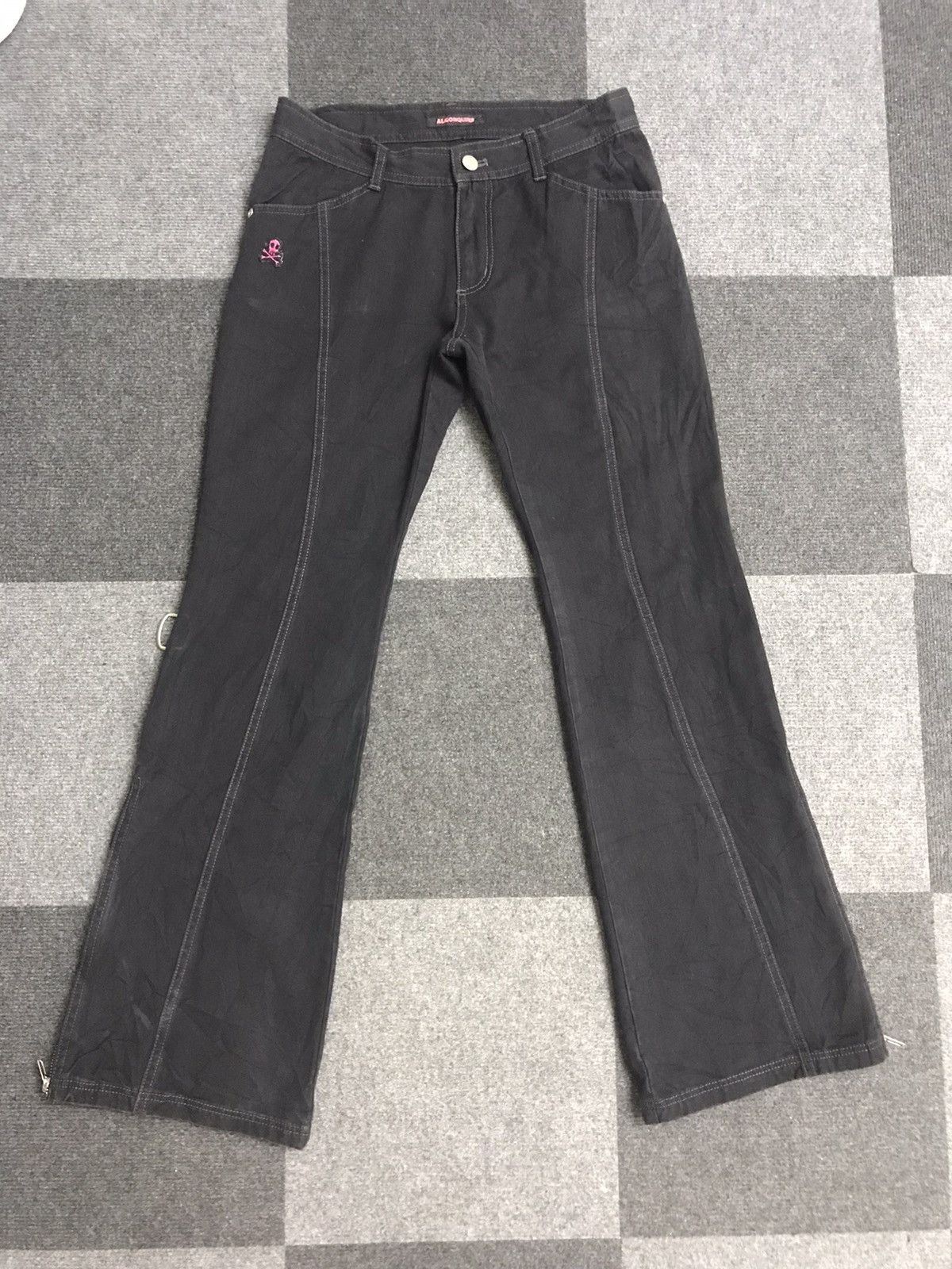 Japanese Brand Flare Seditionaries ALGONQUINS Street Brand Punk Pant Size 28" / US 6 / IT 42 - 5 Thumbnail