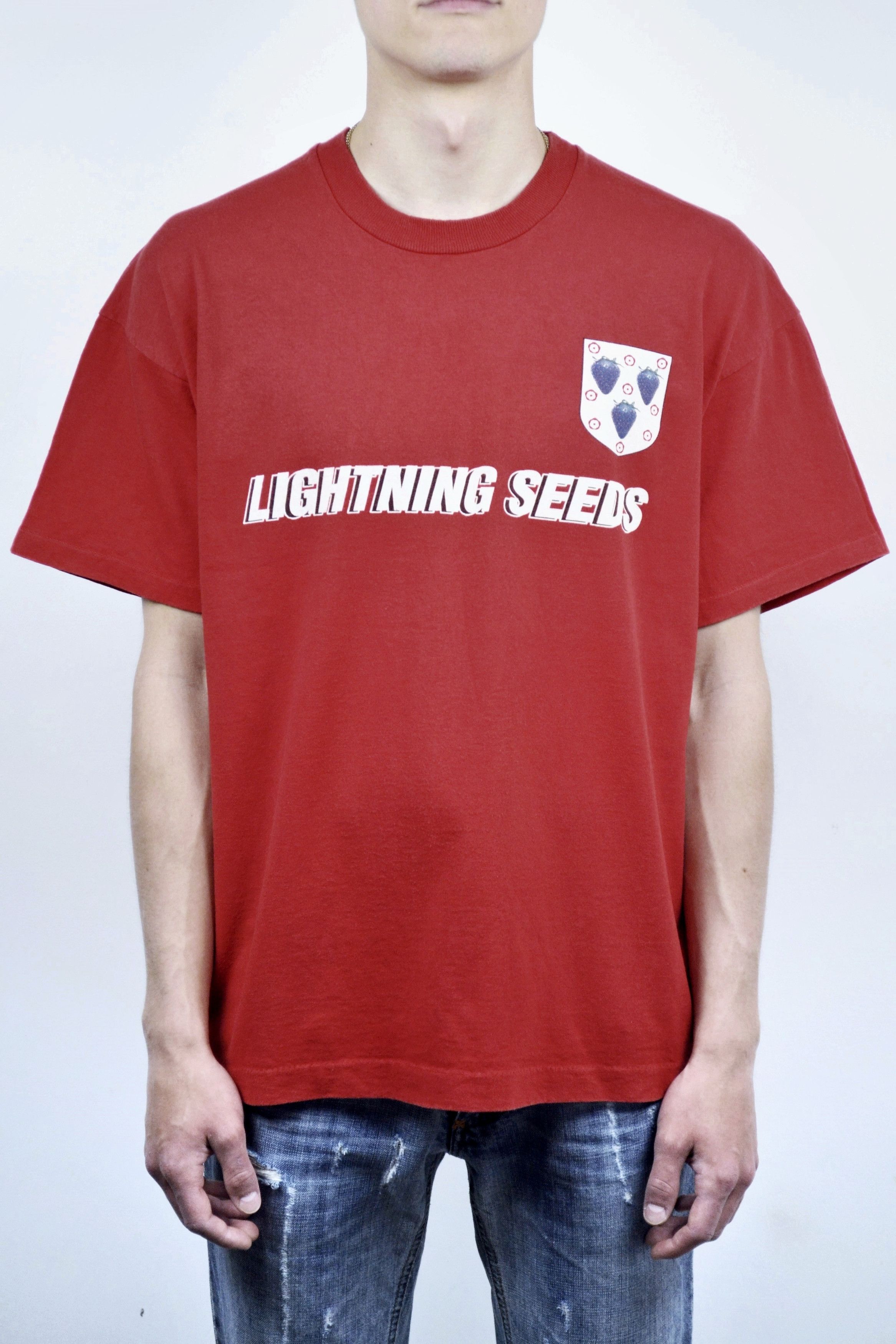 Band Tees 90s Vintage 1994 Lightning Seeds Jollification Rock T-Shirt Size US XL / EU 56 / 4 - 2 Thumbnail