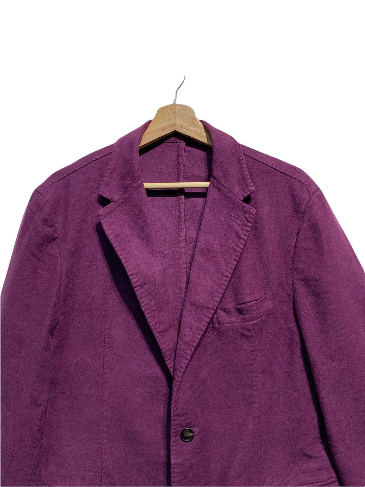 Etro 🔥ETRO PURPLE MOLESKIN MENS CASUAL JACKETS Size US L / EU 52-54 / 3 - 7 Thumbnail