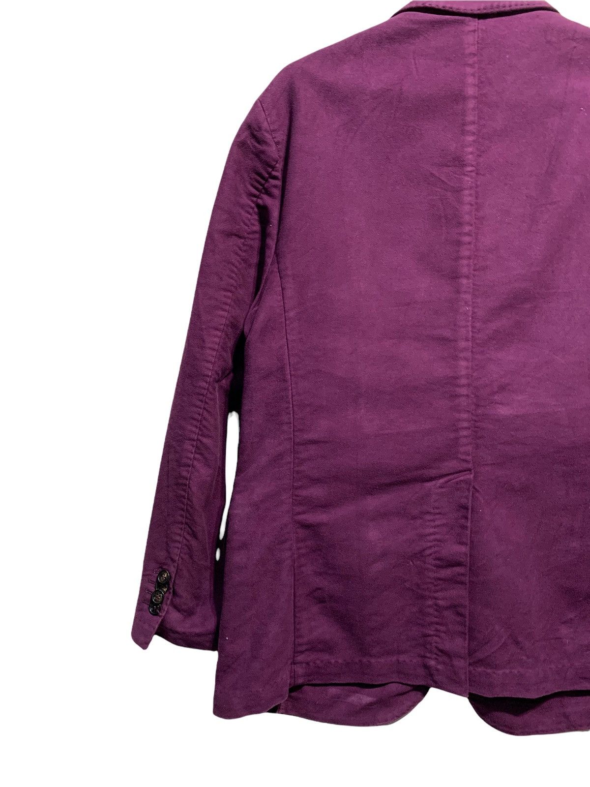 Etro 🔥ETRO PURPLE MOLESKIN MENS CASUAL JACKETS Size US L / EU 52-54 / 3 - 9 Thumbnail