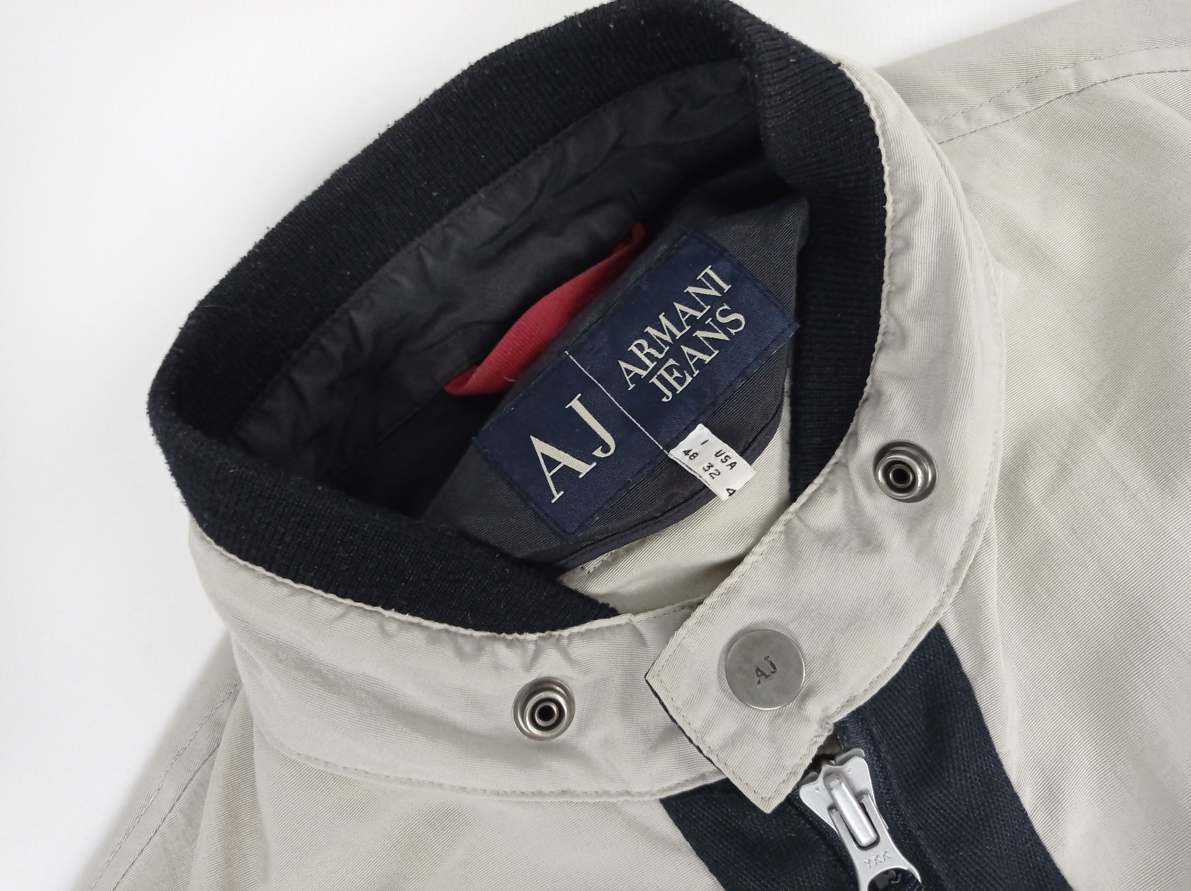 Armani Vintage Armani Jeans Cargo Parachute Aviation Nuylon Jacket Size US M / EU 48-50 / 2 - 9 Thumbnail